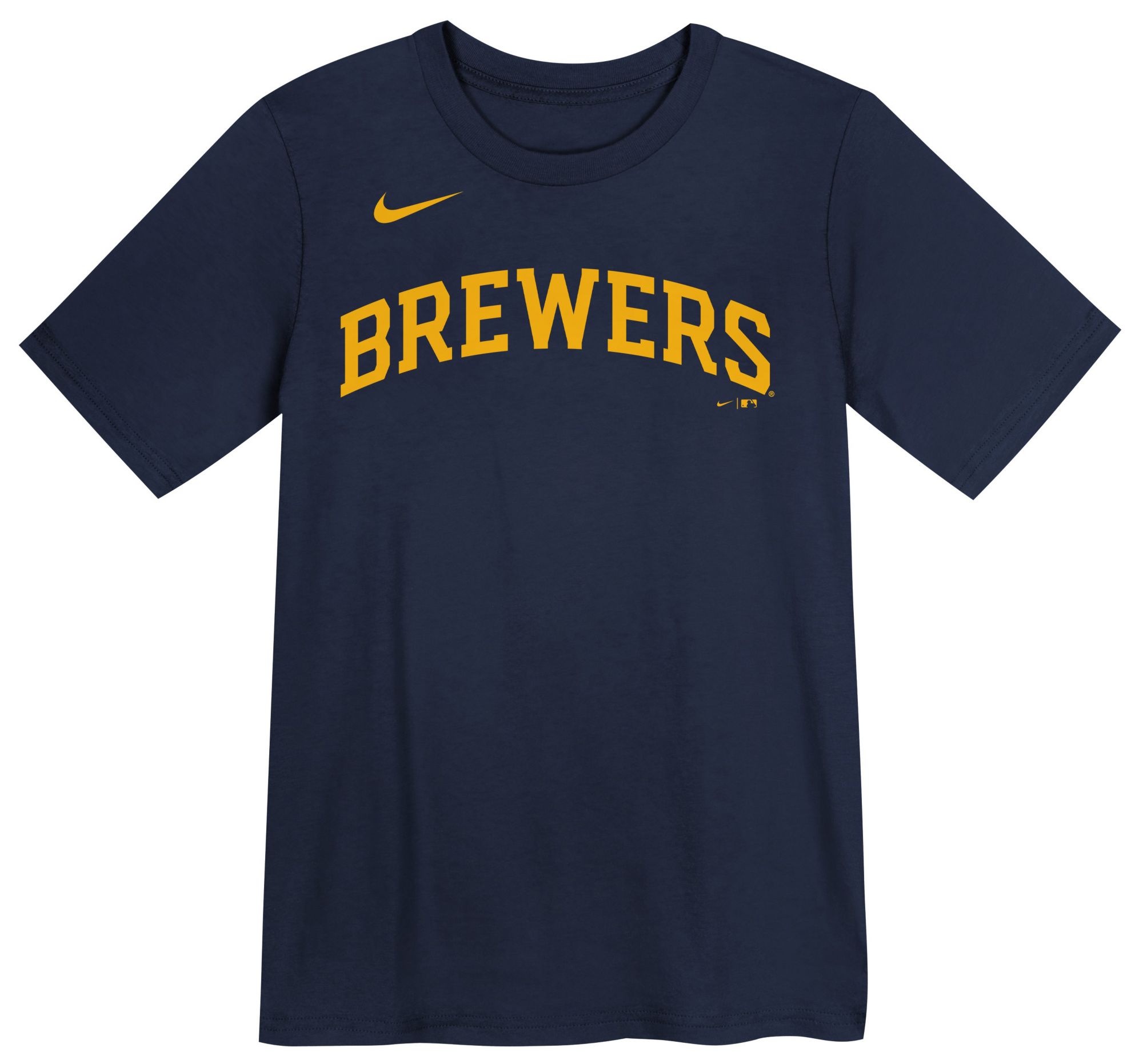 Nike Boys' Milwaukee Brewers Navy Jackson Chourio #11 Home T-Shirt product image