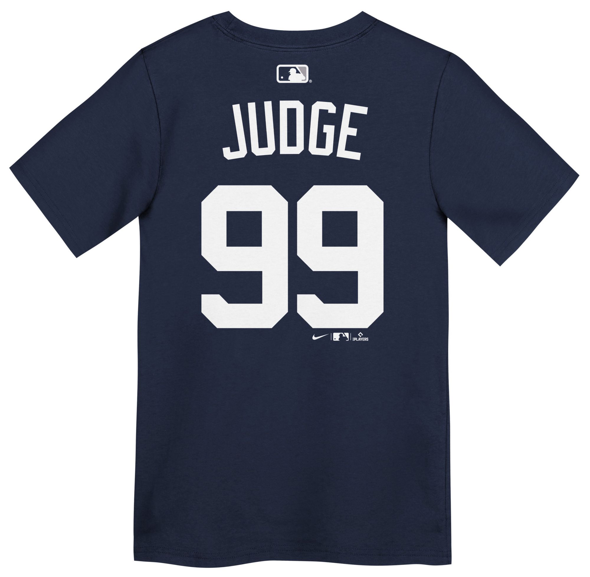 Nike Boys' New York Yankees Aaron Judge #99 Navy Home T-Shirt product image