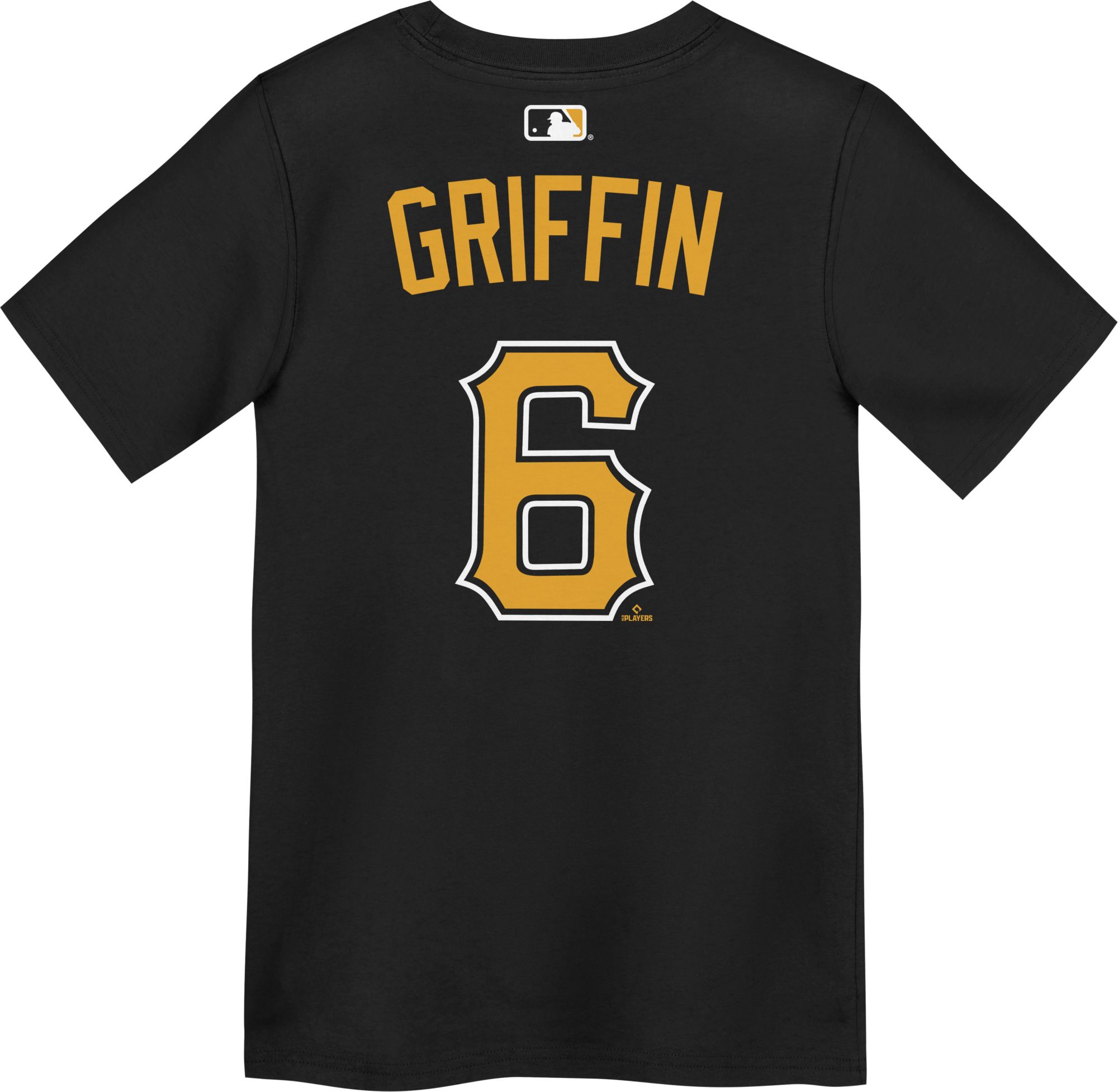 MLB Team Apparel Little Kids' Pittsburgh Pirates Konnor Griffin #6 Home Black T-Shirt product image