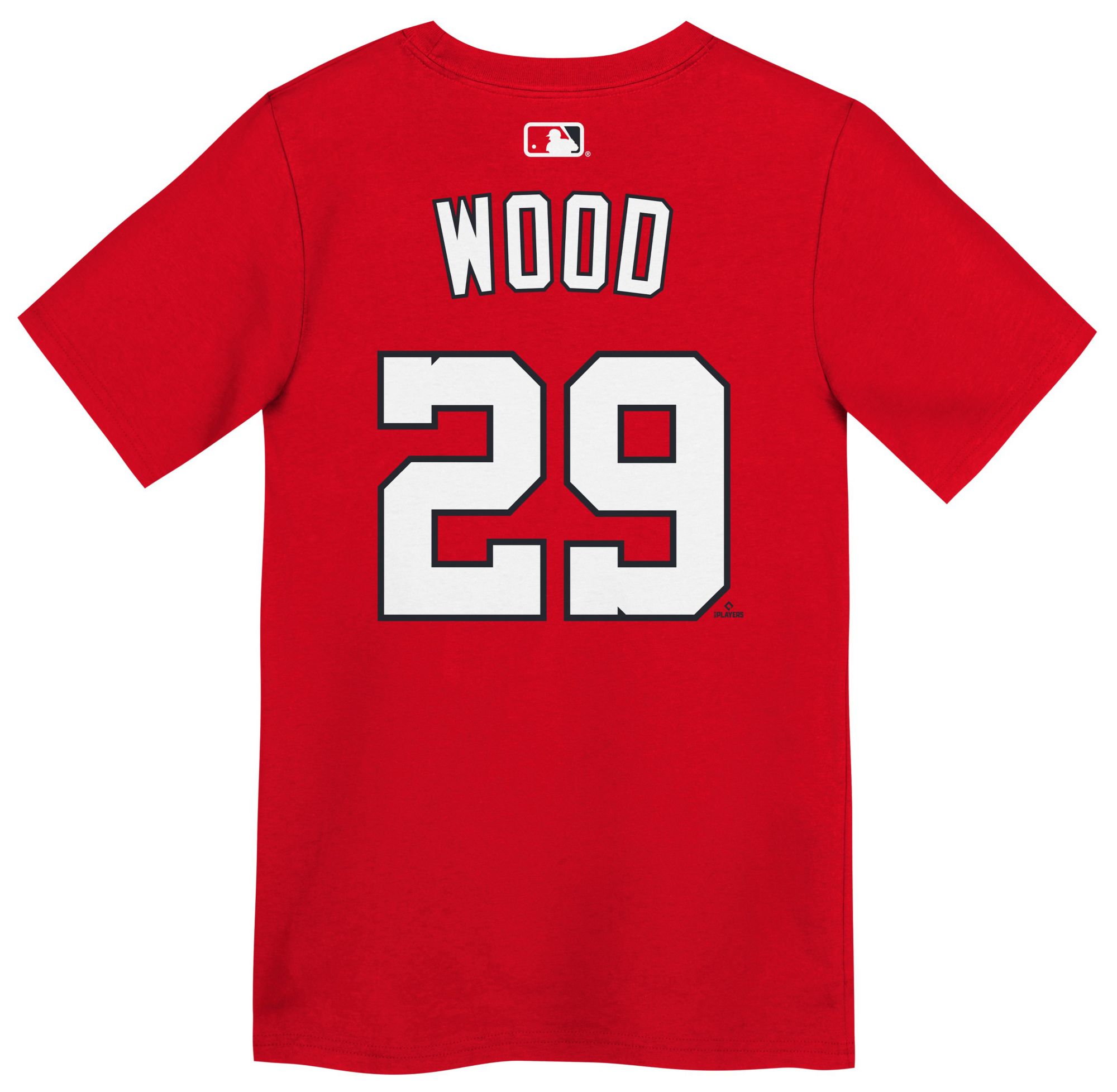 Nike Boys' Washington Nationals Red James Wood #29 Home T-Shirt product image