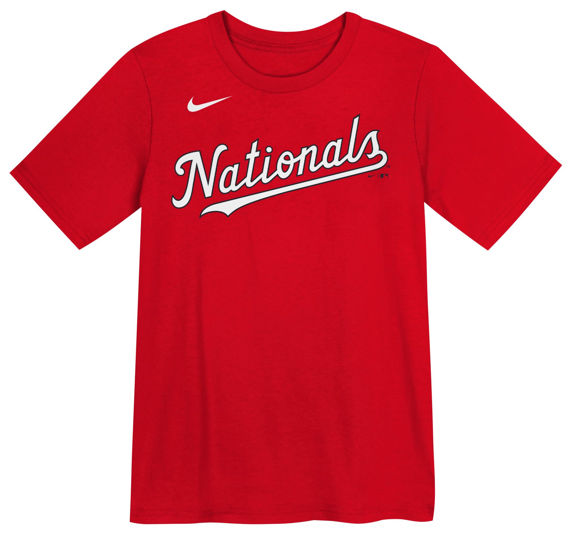 Nike Boys' Washington Nationals Red James Wood #29 Home T-Shirt product image