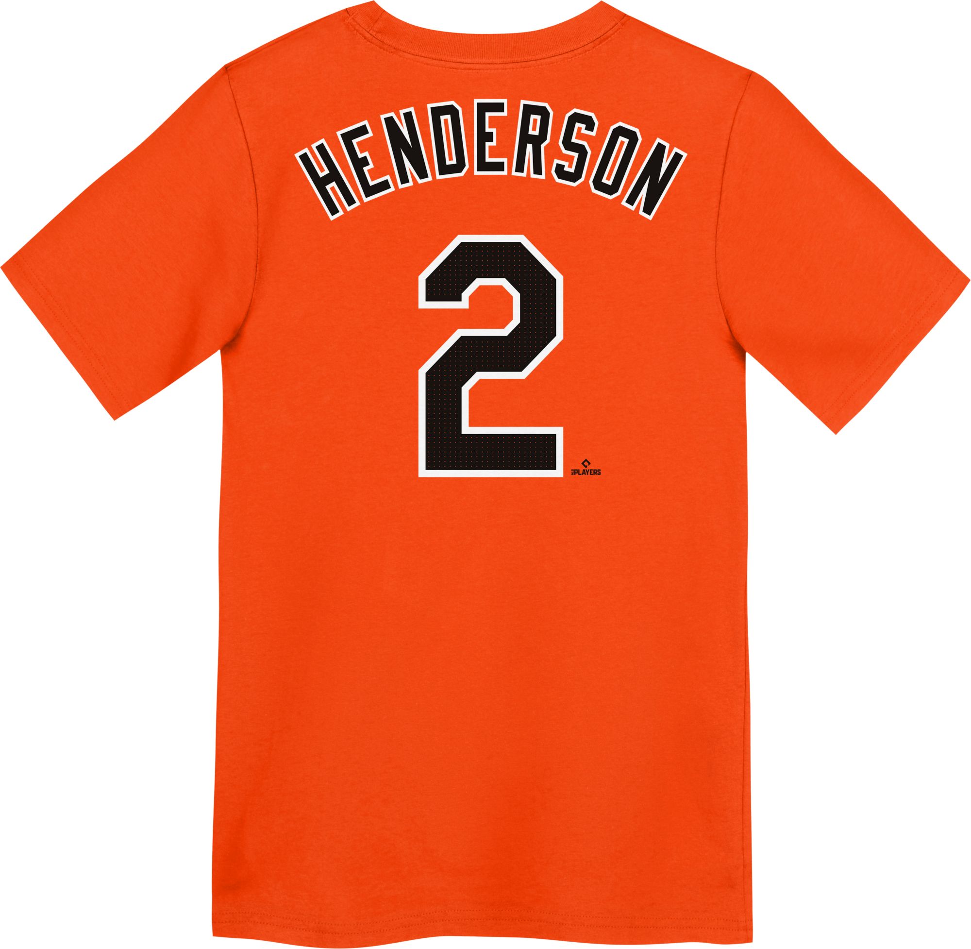 Nike Little Kids' Baltimore Orioles Gunnar Henderson #2 Orange T-Shirt product image