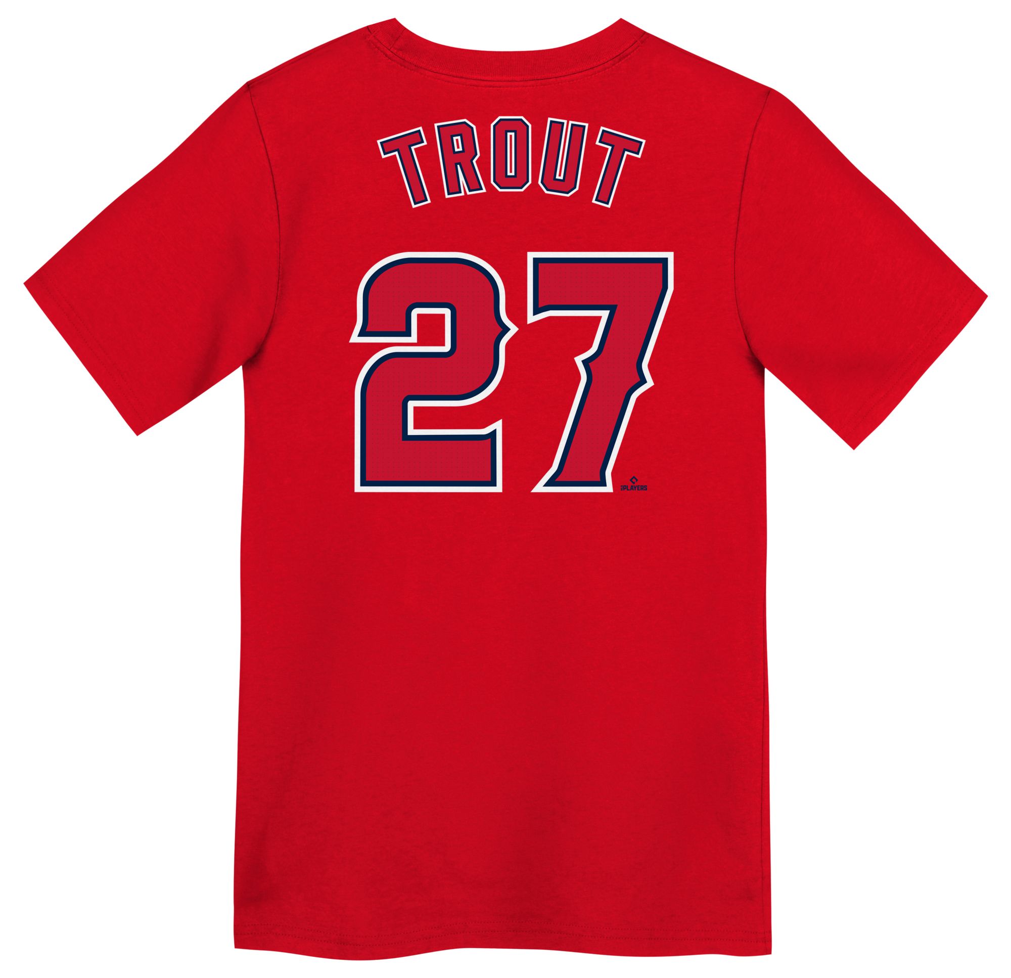 Nike Little Kids Los Angeles Angels Mike Trout #27 Red T-Shirt product image