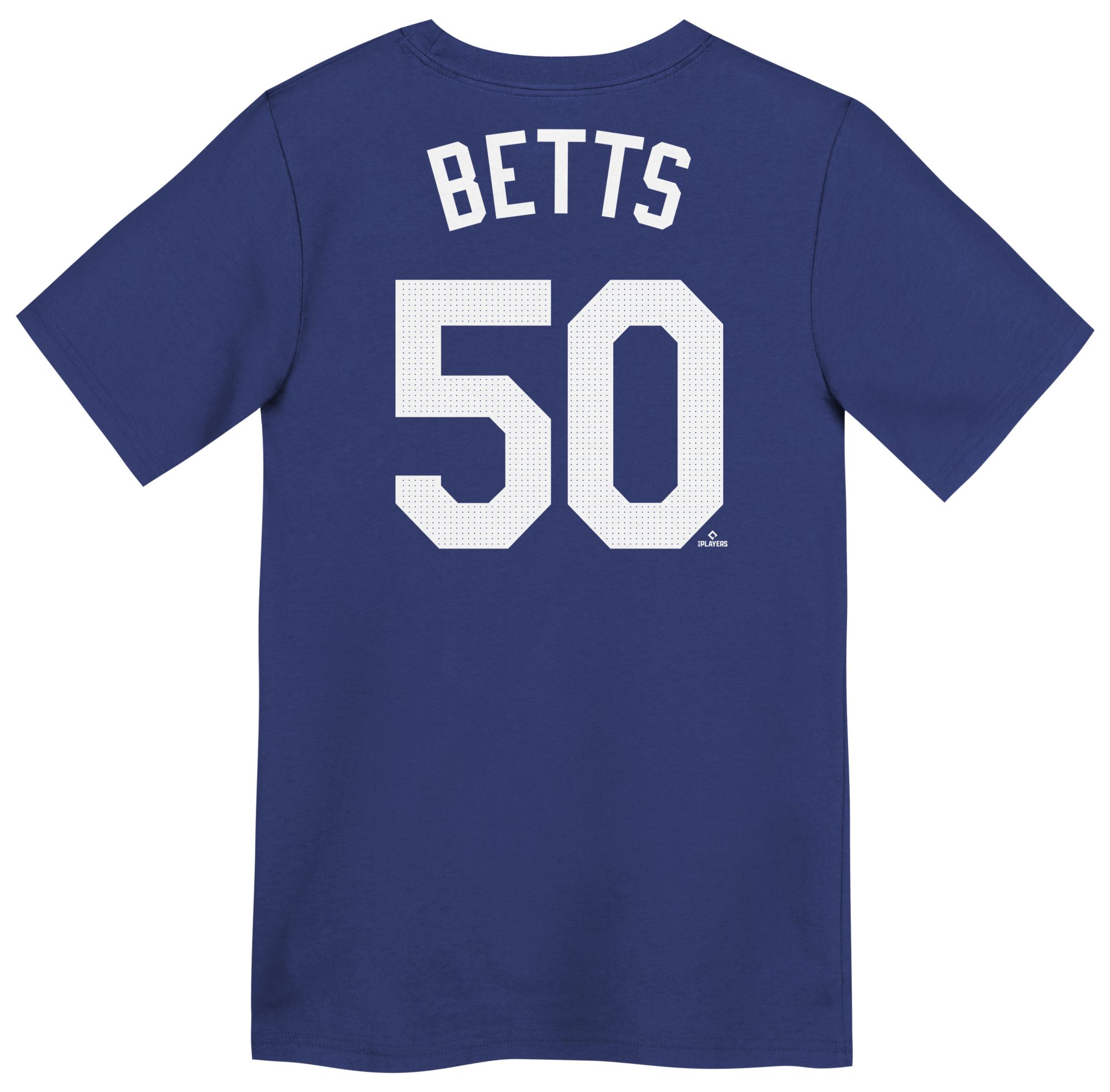 Nike Little Kids' Los Angeles Dodgers Mookie Betts #50 Blue Home T-Shirt product image
