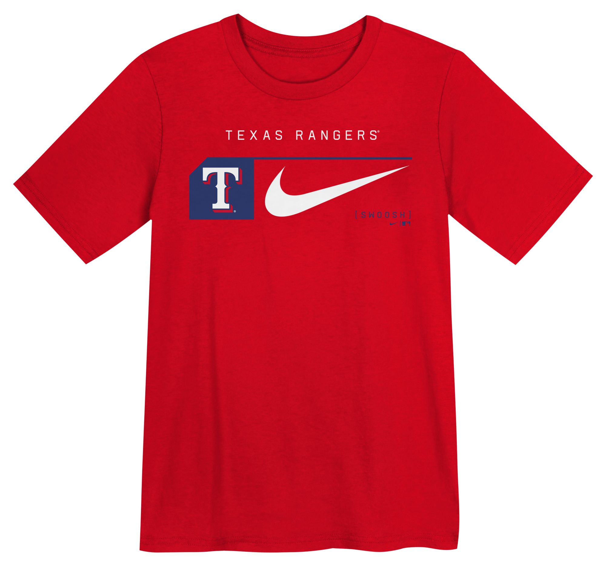 Nike Little Kids' Texas Rangers Red Swoosh Lock T-Shirt product image
