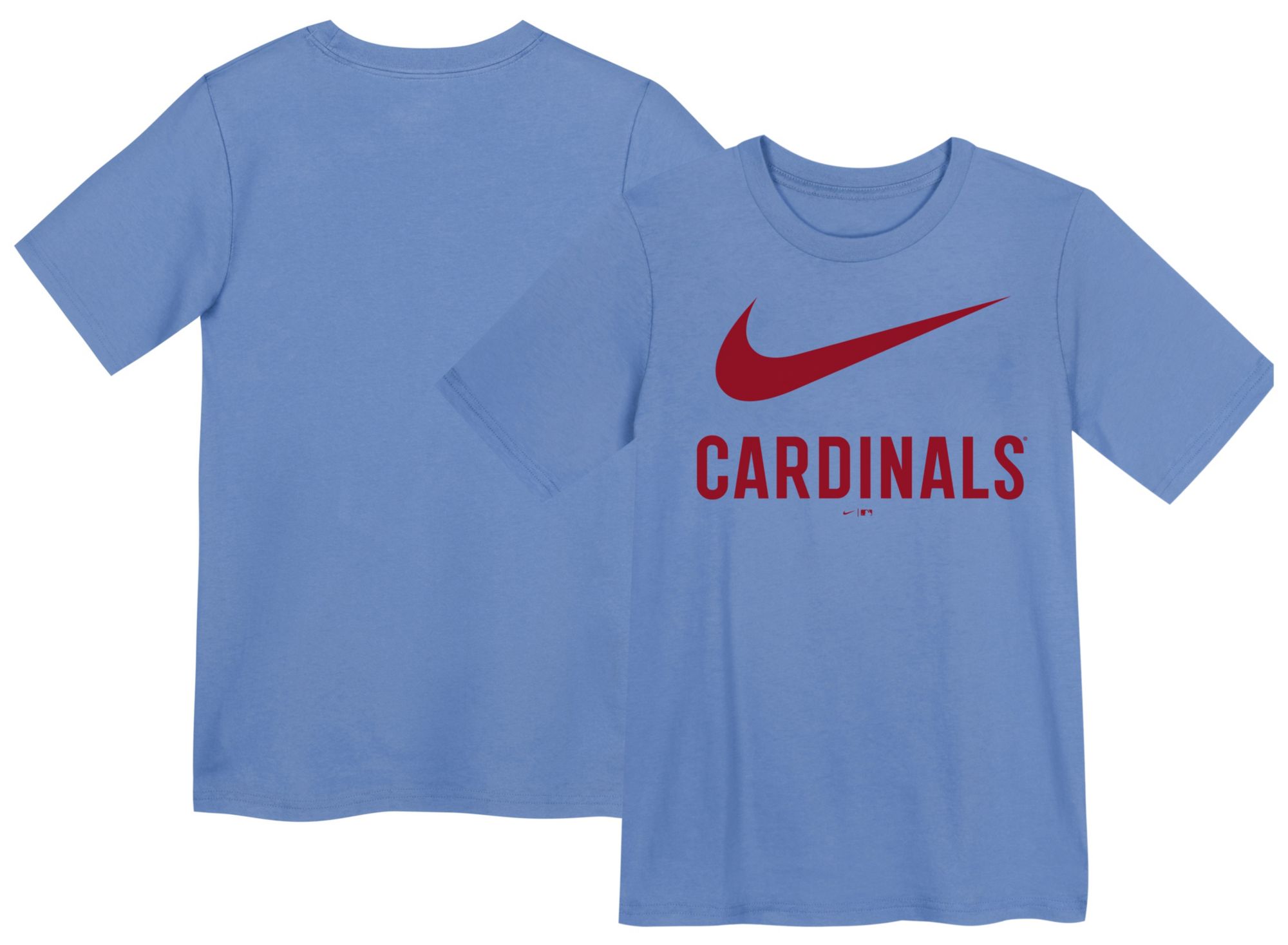 Nike Little Kids' St. Louis Cardinals Blue Swish Cotton T-Shirt product image
