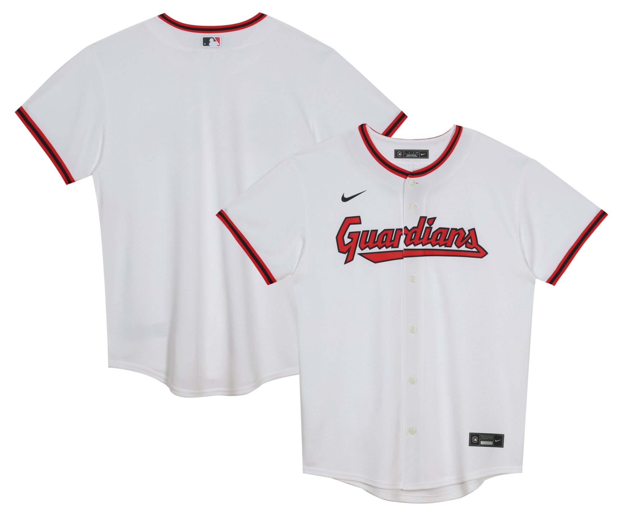 Nike Boys' Cleveland Guardians José Ramírez #11 White Replica Baseball Jersey product image