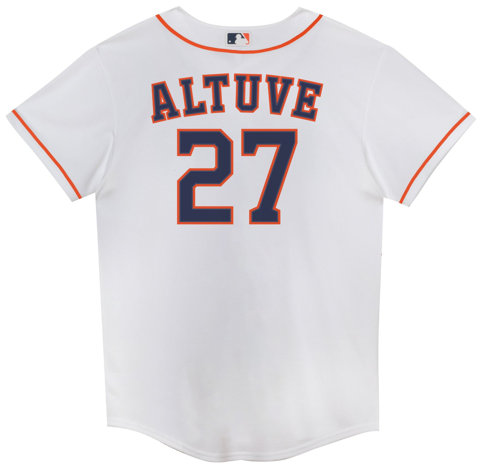 Nike Little Kids' Houston Astros White Jose Altuve #27 Replica Jersey product image
