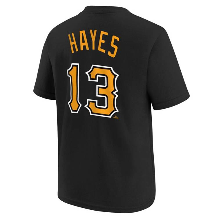 Nike Men's Replica Pittsburgh Pirates Ke'Bryan Hayes #13 Cool Base White  Jersey