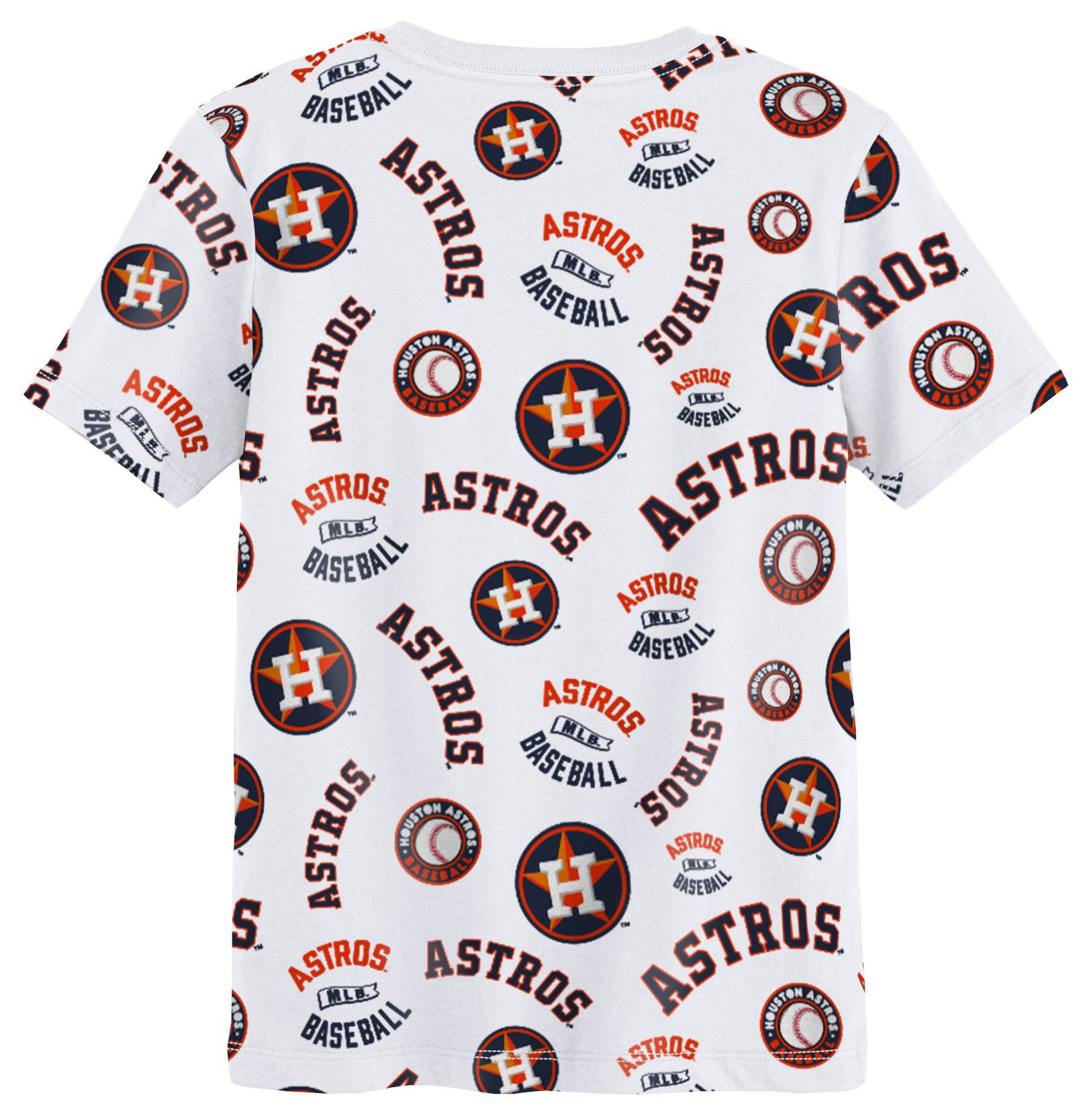 MLB Team Apparel Boys' Houston Astros White Run Down T-Shirt product image
