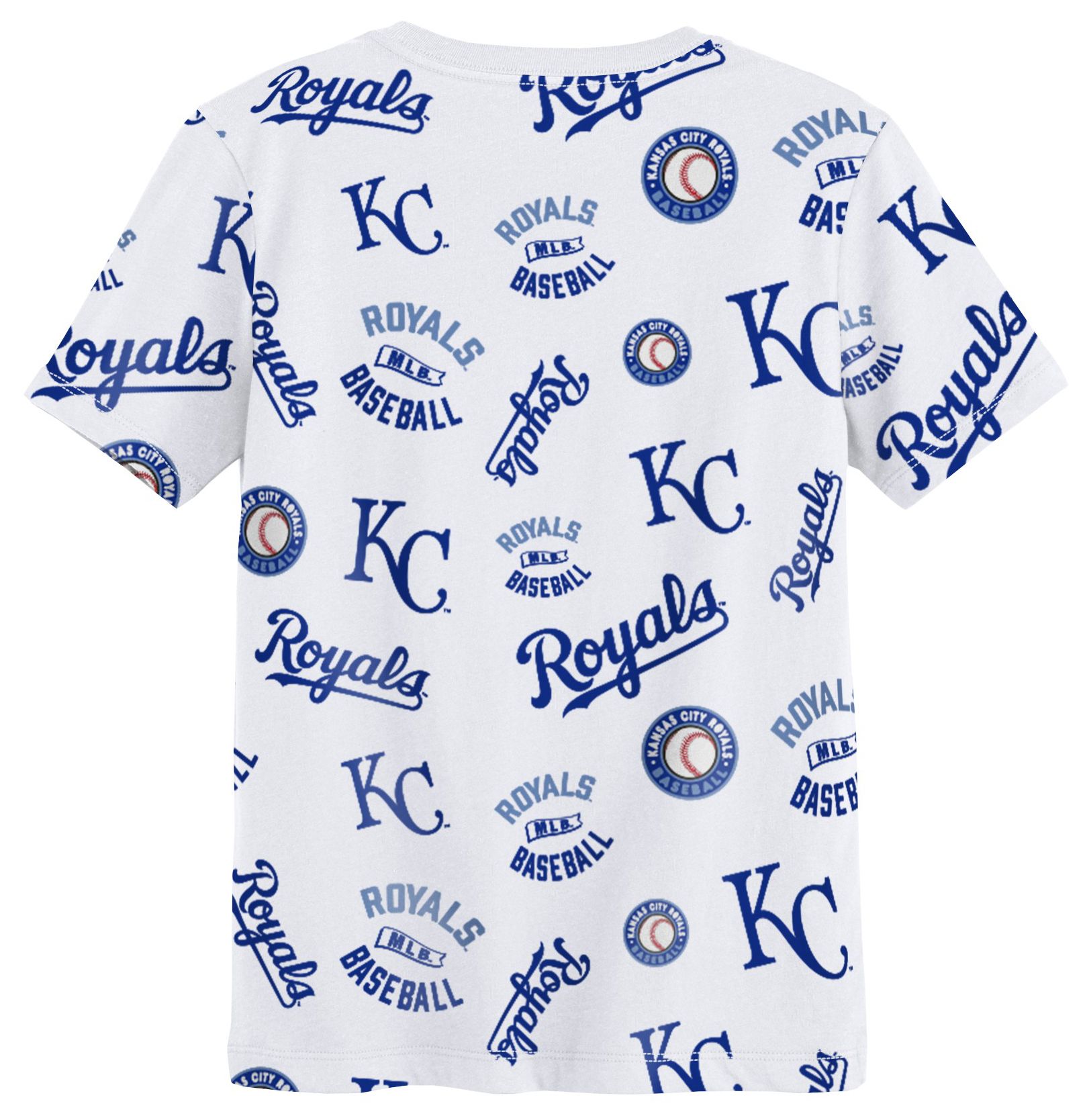 MLB Team Apparel Boys' Kansas City Royals White Run Down T-Shirt product image