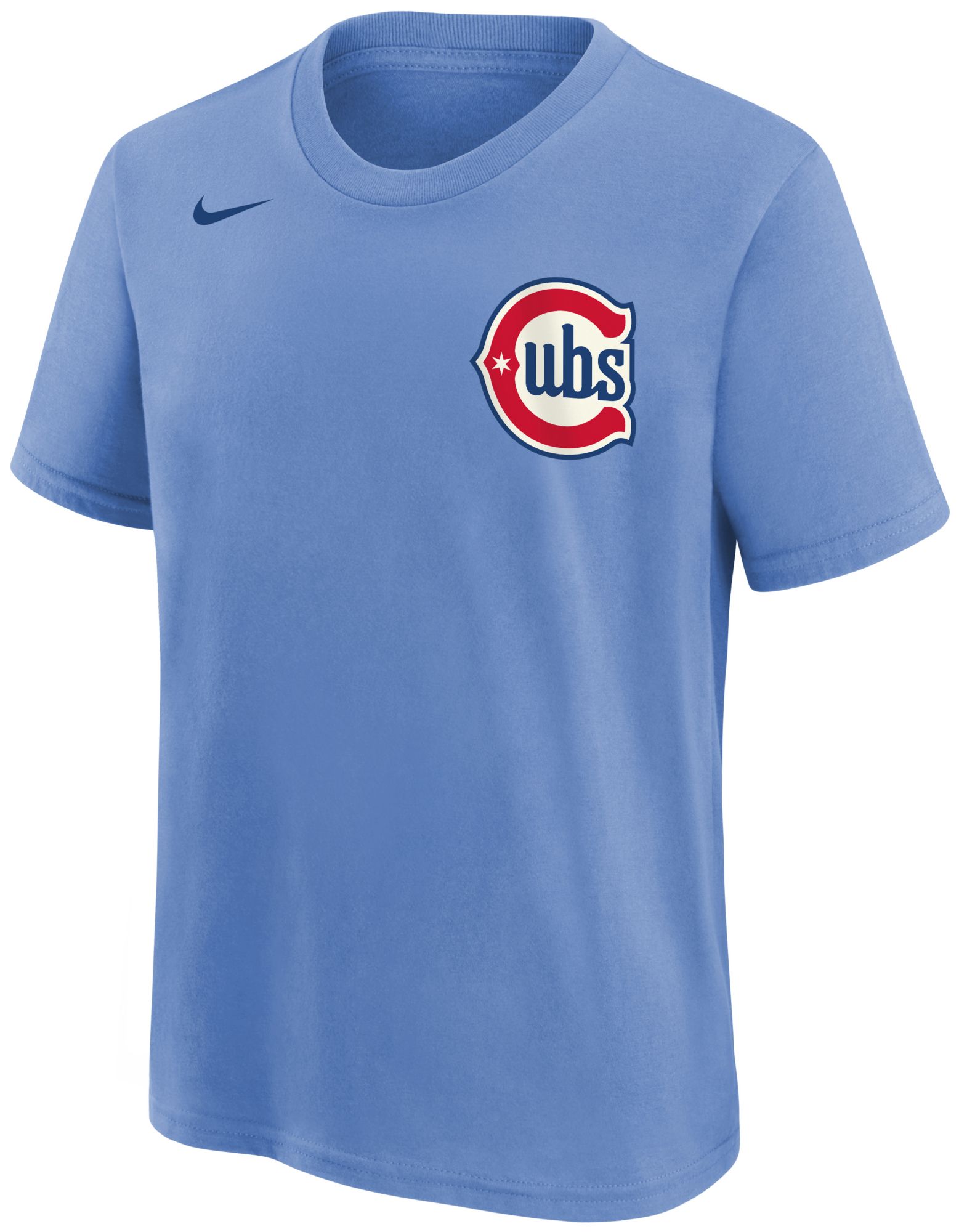 Nike Youth Chicago Cubs Alex Bregman #3 Light Blue Alternate T-Shirt product image