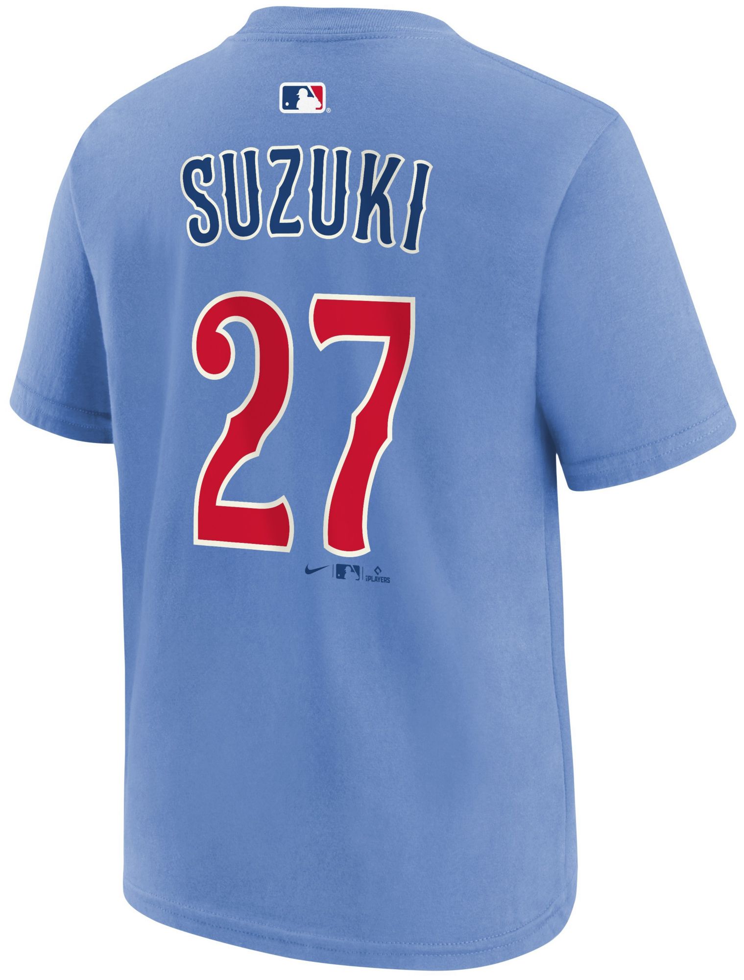 Nike Youth Chicago Cubs Seiya Suzuki #27 Blue Alternate T-Shirt product image