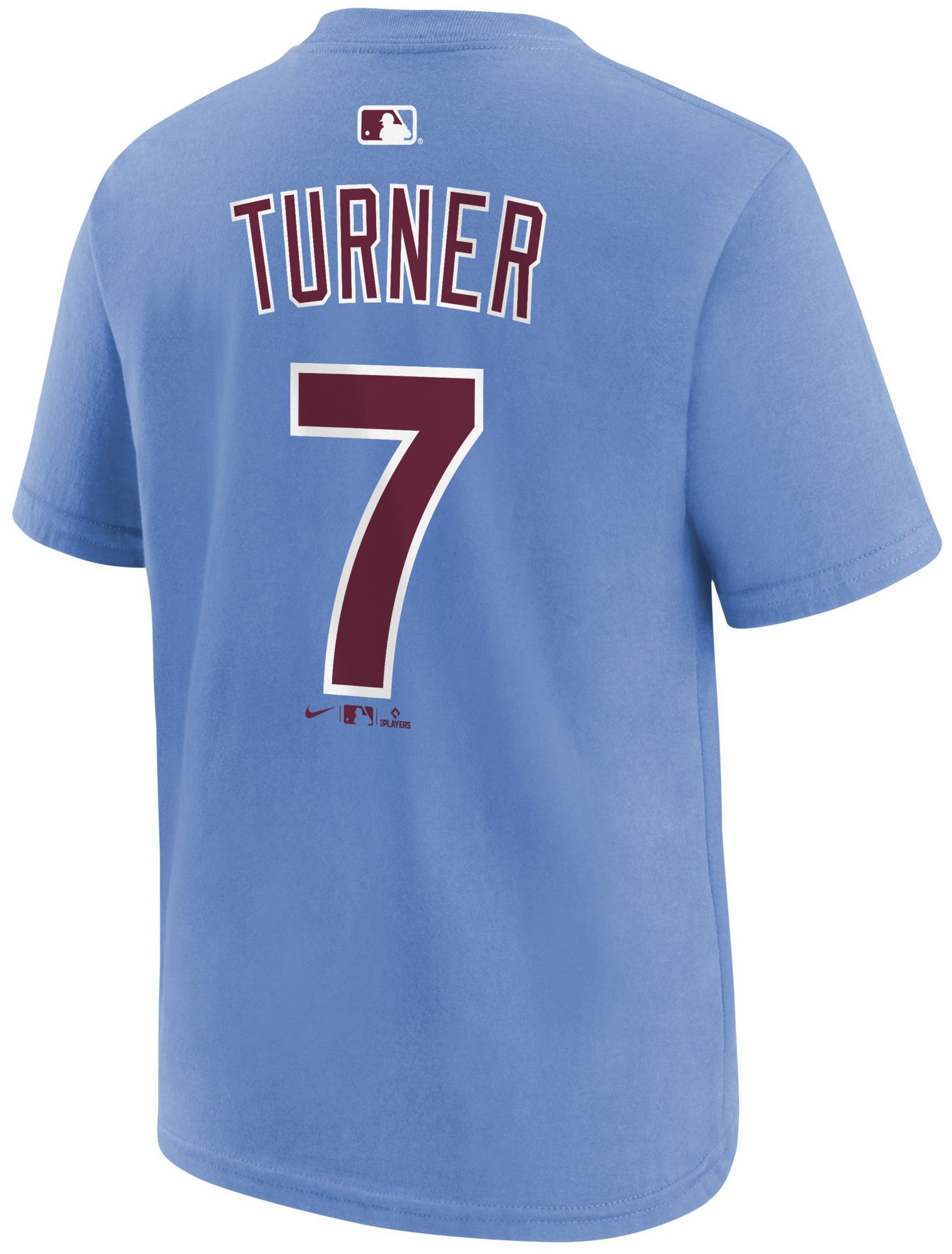 Nike Youth Philadelphia Phillies Trea Turner #7 Blue Alternate T-Shirt product image