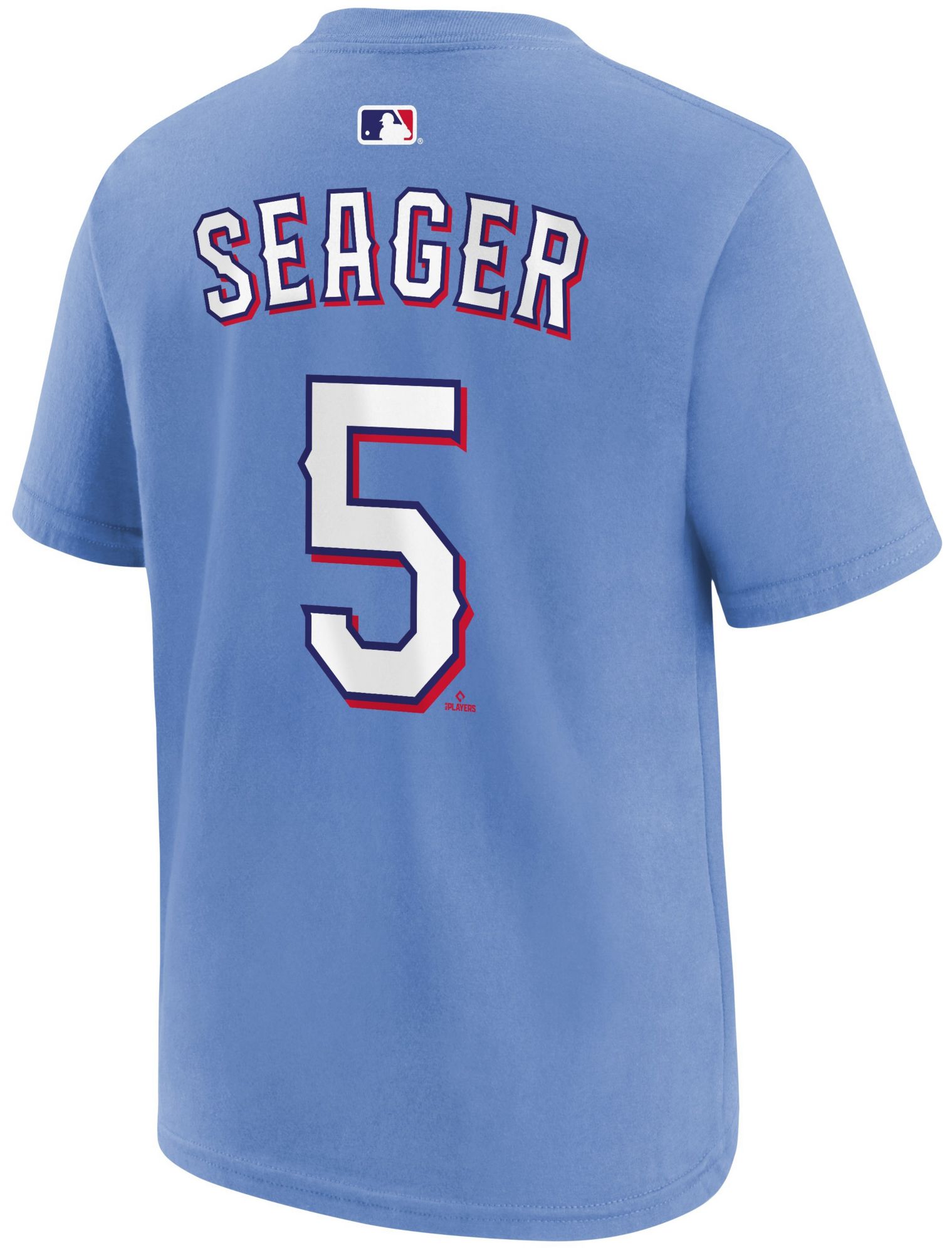 Nike Youth Texas Rangers Corey Seager #5 Blue Alternate T-Shirt product image