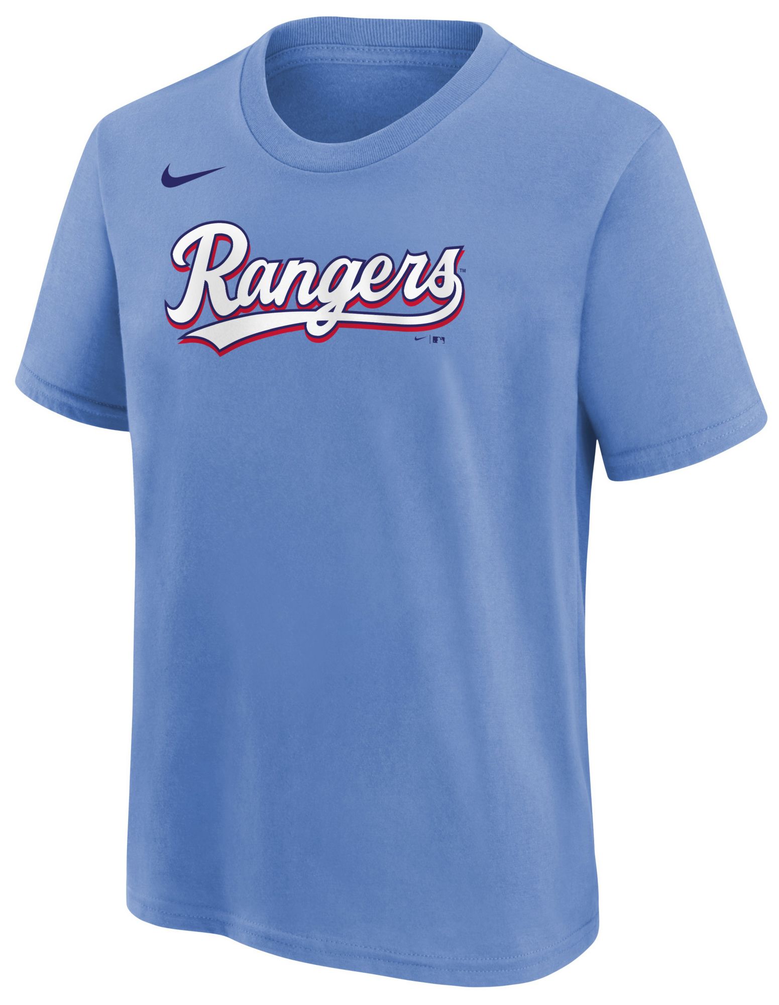 Nike Youth Texas Rangers Wyatt Langford #36 Blue Alternate T-Shirt product image