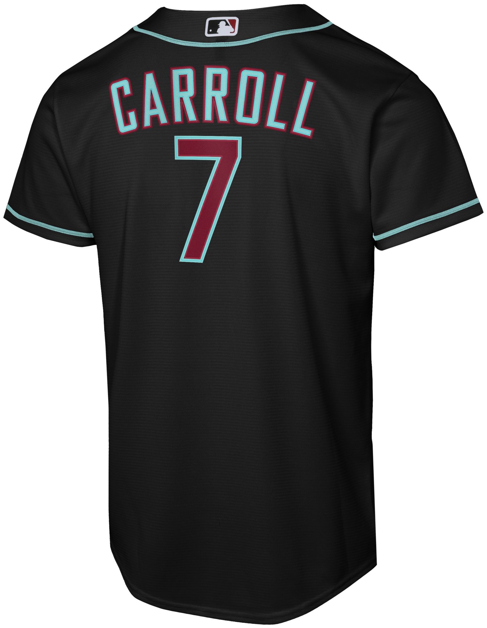 Nike Youth Arizona Diamondbacks Corbin Carroll #7 Black Alternate Replica Jersey product image
