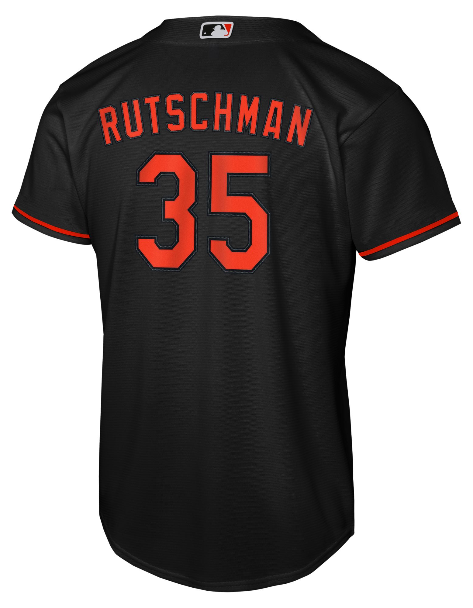Nike Youth Baltimore Orioles Black Adley Rutschman #35 Baseline Alternate Jersey product image