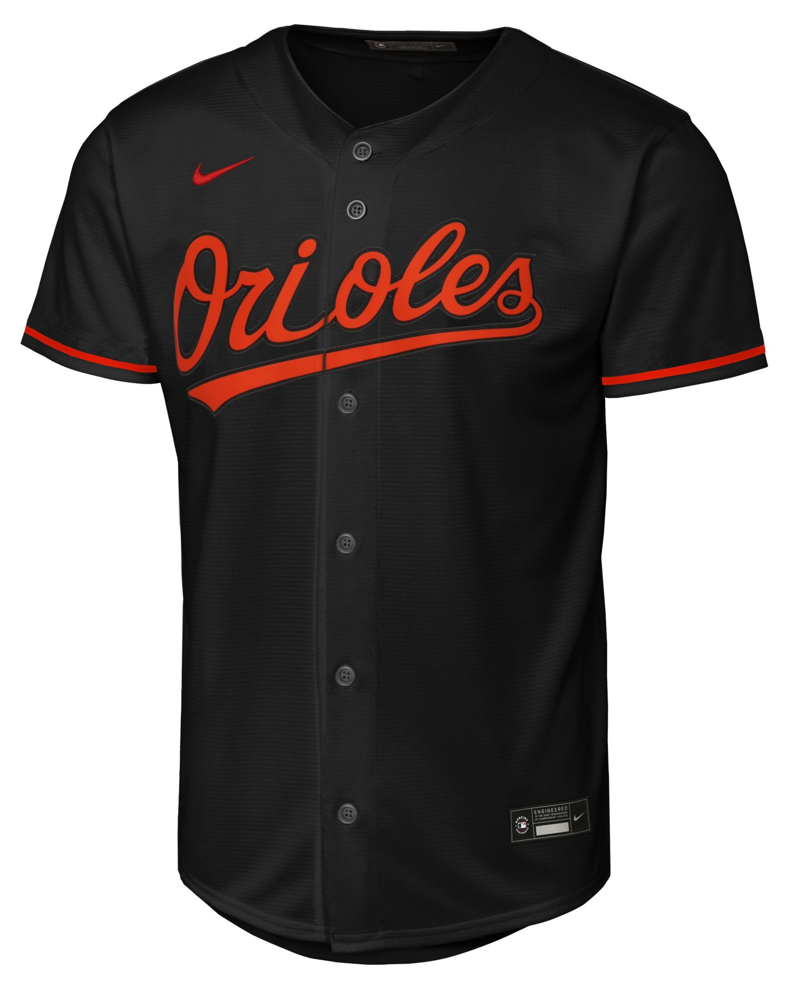 Nike Youth Baltimore Orioles Black Adley Rutschman #35 Baseline Alternate Jersey product image