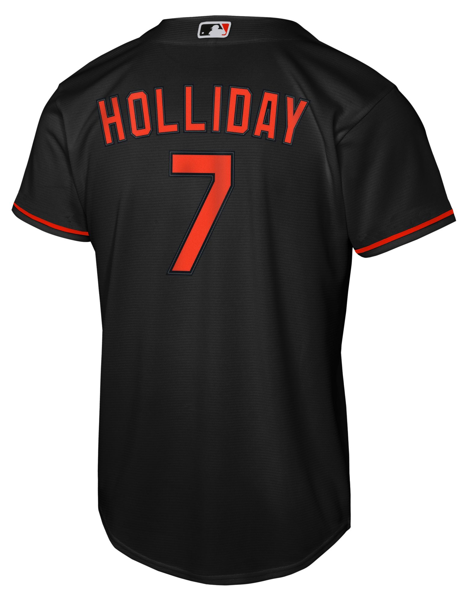 Nike Youth Baltimore Orioles Black Jackson Holliday #7 Baseline Alternate Jersey product image