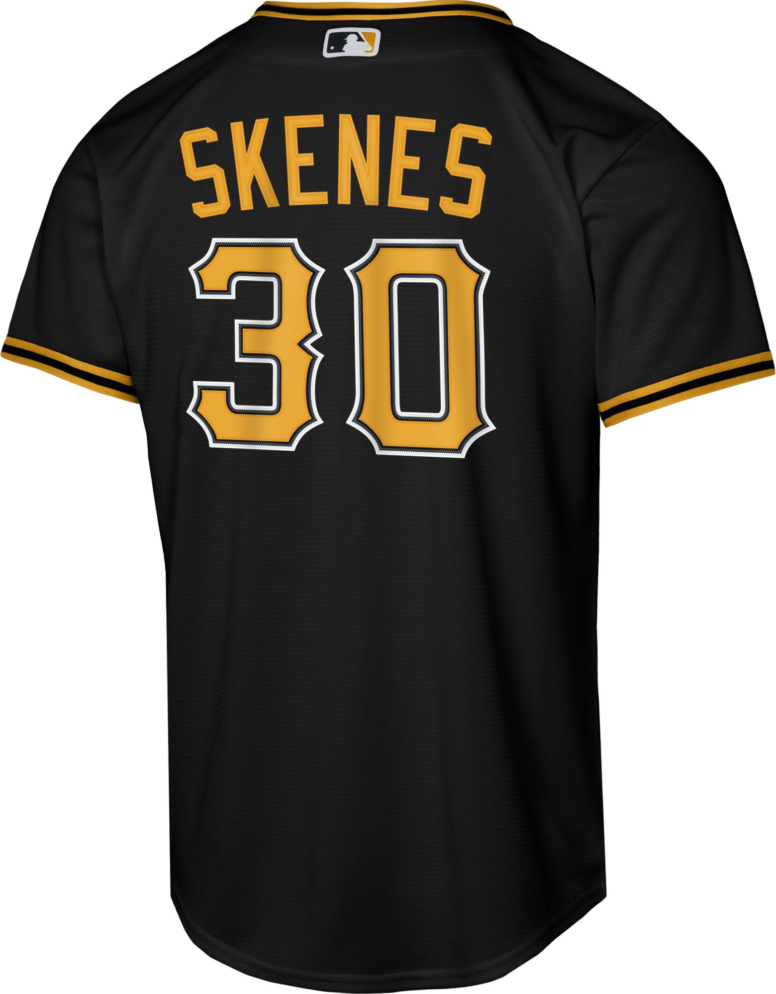 Nike Youth Pittsburgh Pirates Black Paul Skenes #30 Baseline Alternate Replica Jersey product image