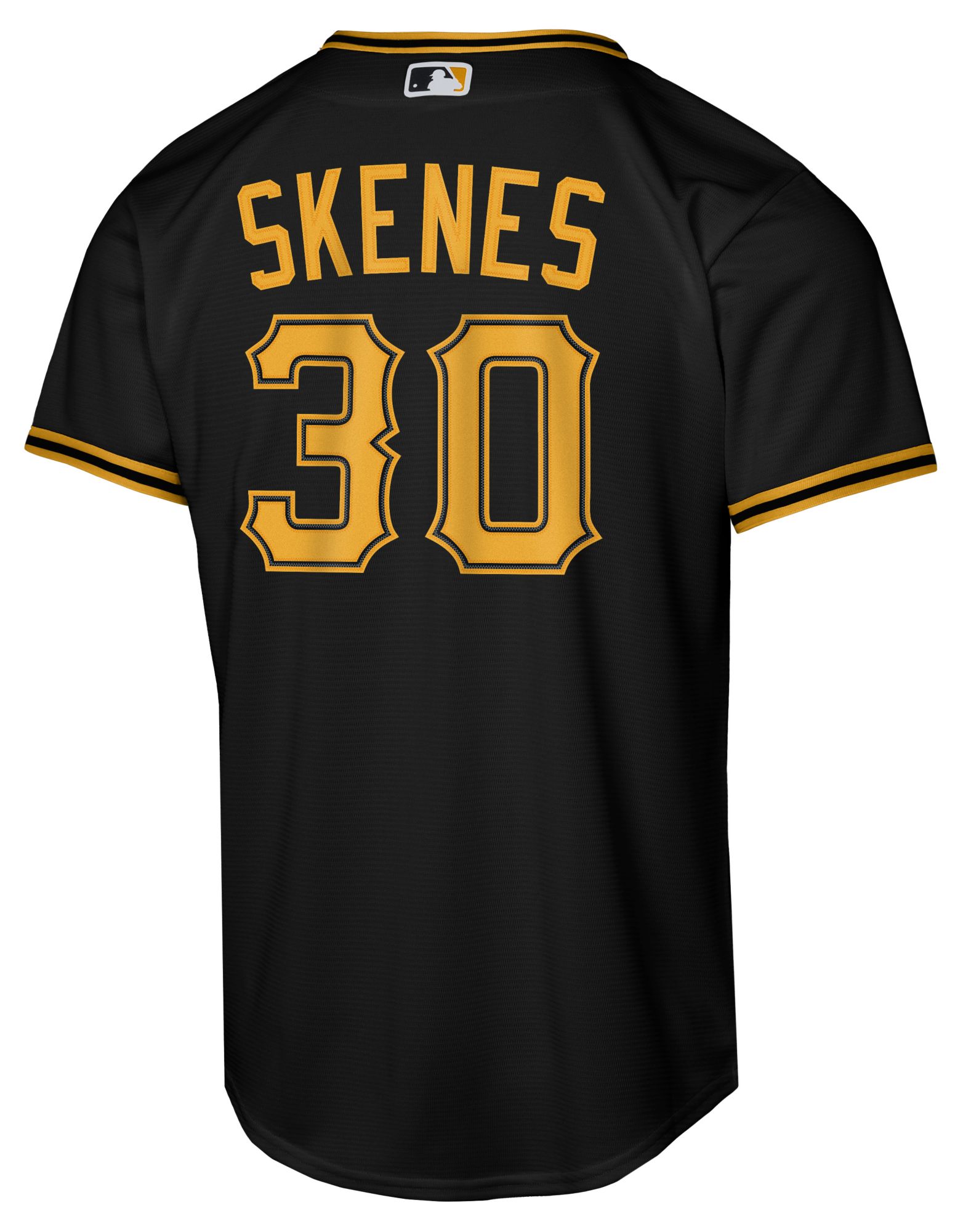 Nike Youth Pittsburgh Pirates Black Paul Skenes #30 Baseline Alternate Replica Jersey product image