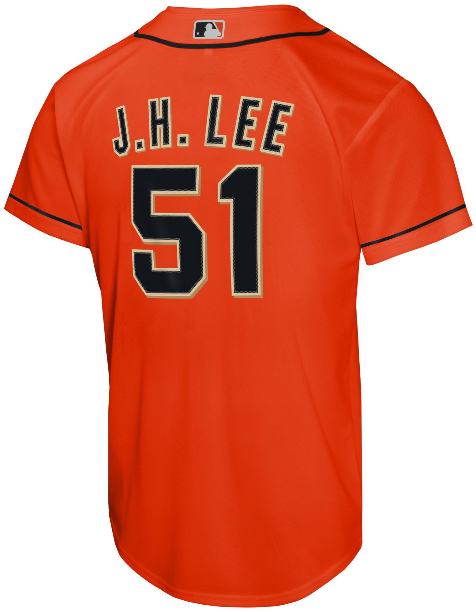Nike Youth San Francisco Giants Jung Hoo Lee #51 Orange Alternate Replica Jersey product image
