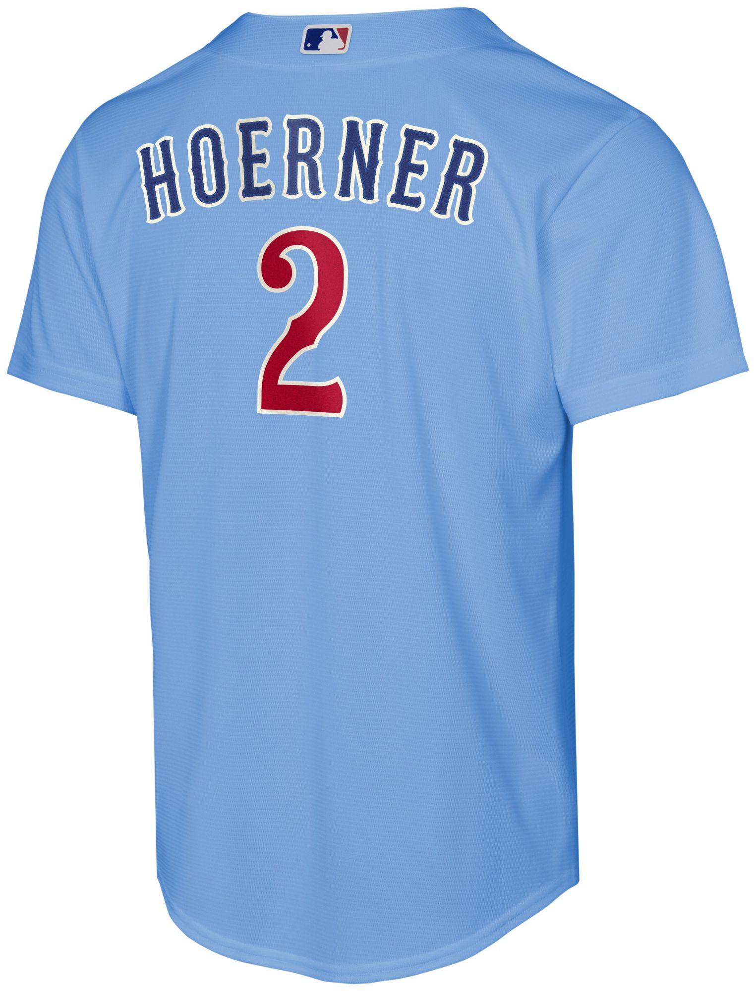 Nike Youth Chicago Cubs Nico Hoerner #2 Blue Alternate 2 Replica Jersey product image