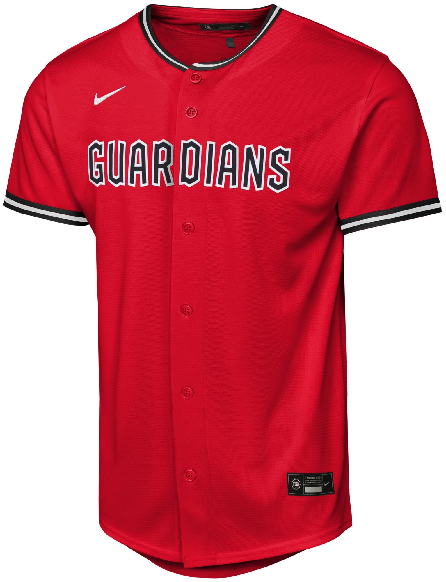 Nike Youth Cleveland Guardians Steven Kwan #38 Red Alternate 2 Replica Jersey product image