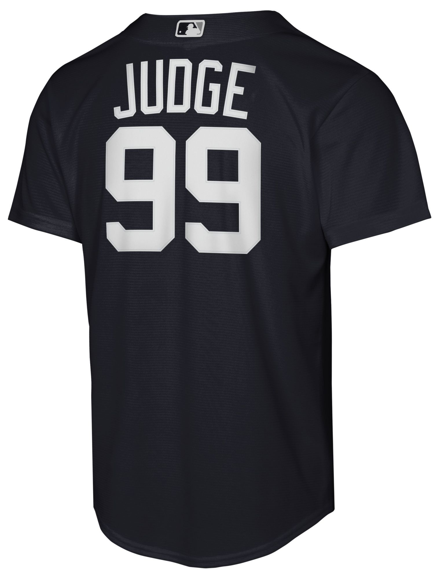 Nike Youth New York Yankees Aaron Judge #99 Blue Baseline Alternate Replica Jersey product image
