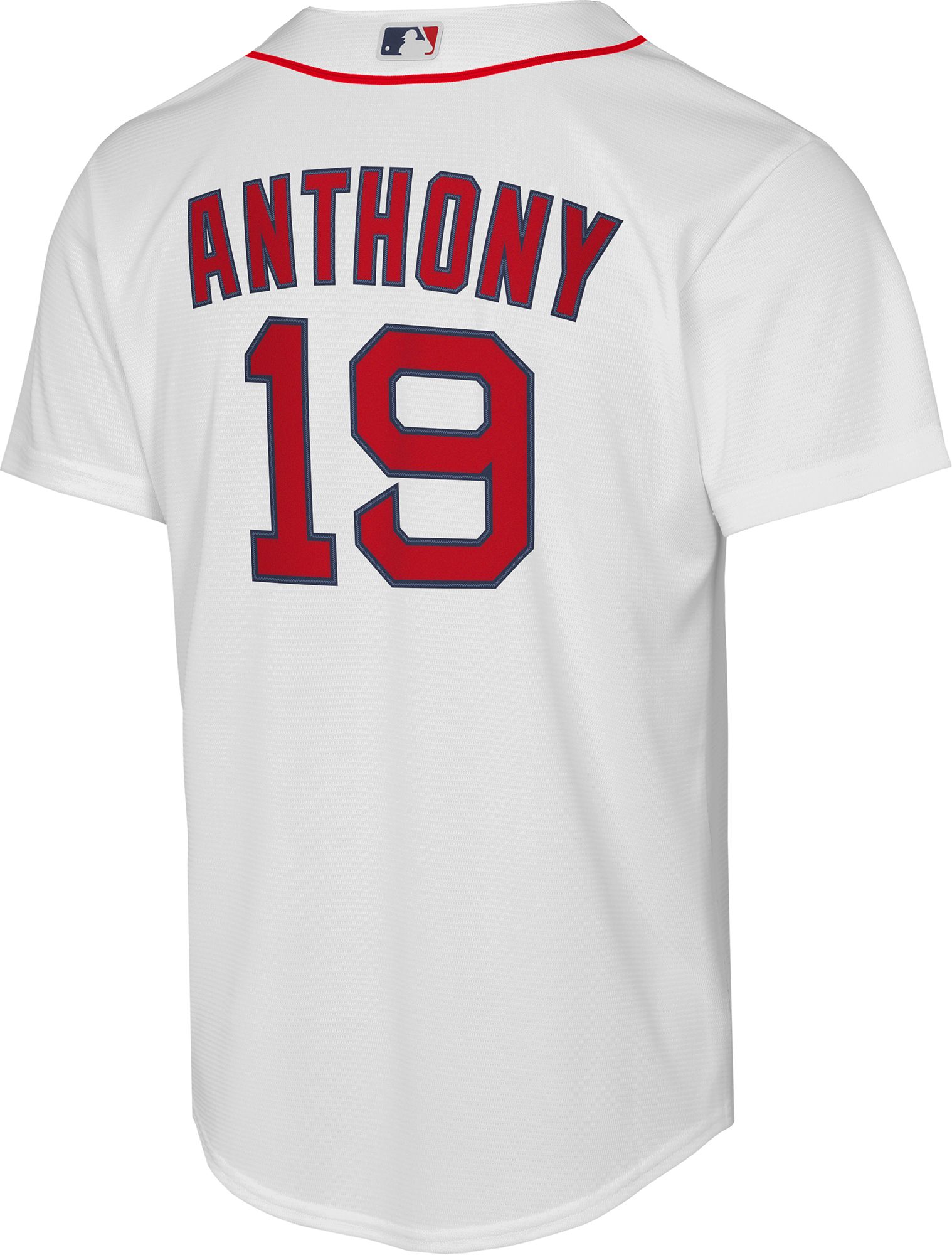 Nike Youth Boston Red Sox White Roman Anthony #19 Baseline Home Jersey product image
