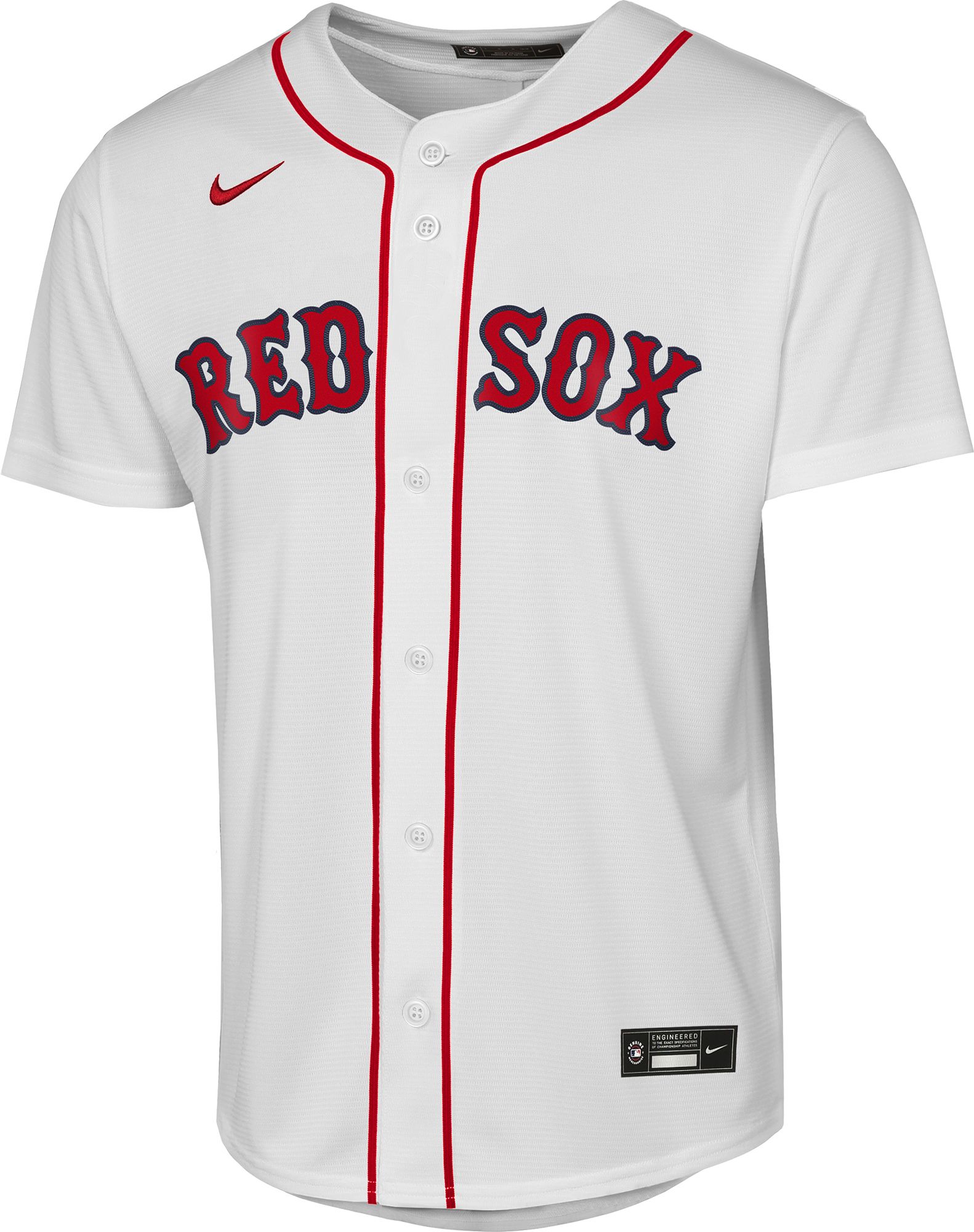 Nike Youth Boston Red Sox White Roman Anthony #19 Baseline Home Jersey product image