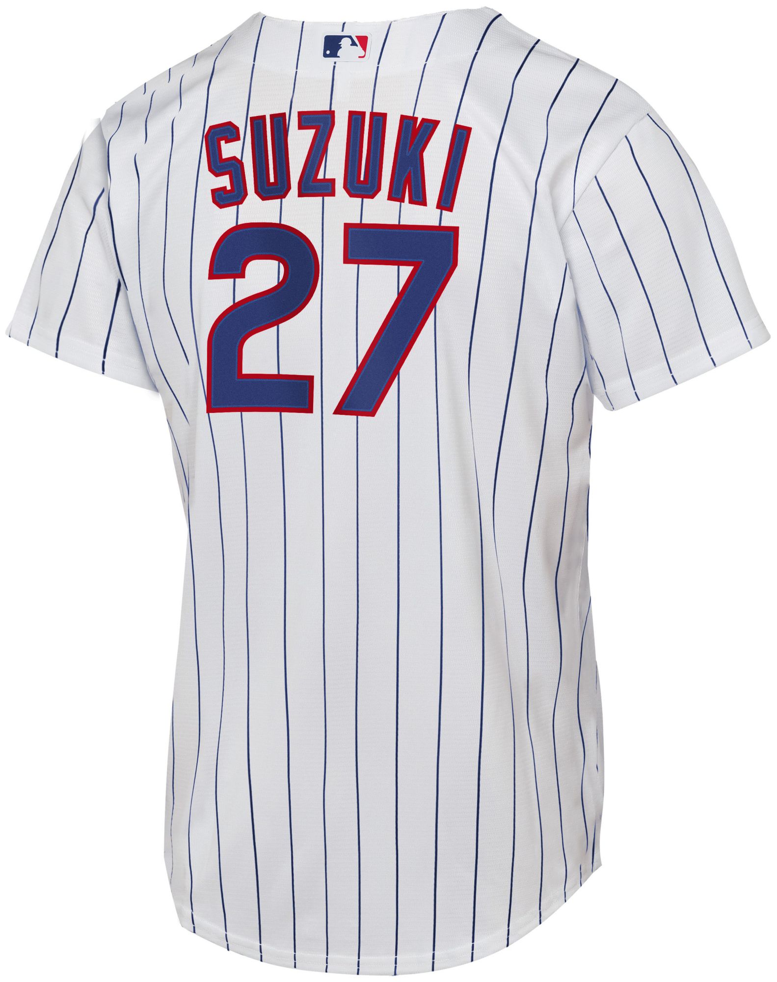 Nike Youth Chicago Cubs White Seiya Suzuki #27 Home Baseline Jersey product image