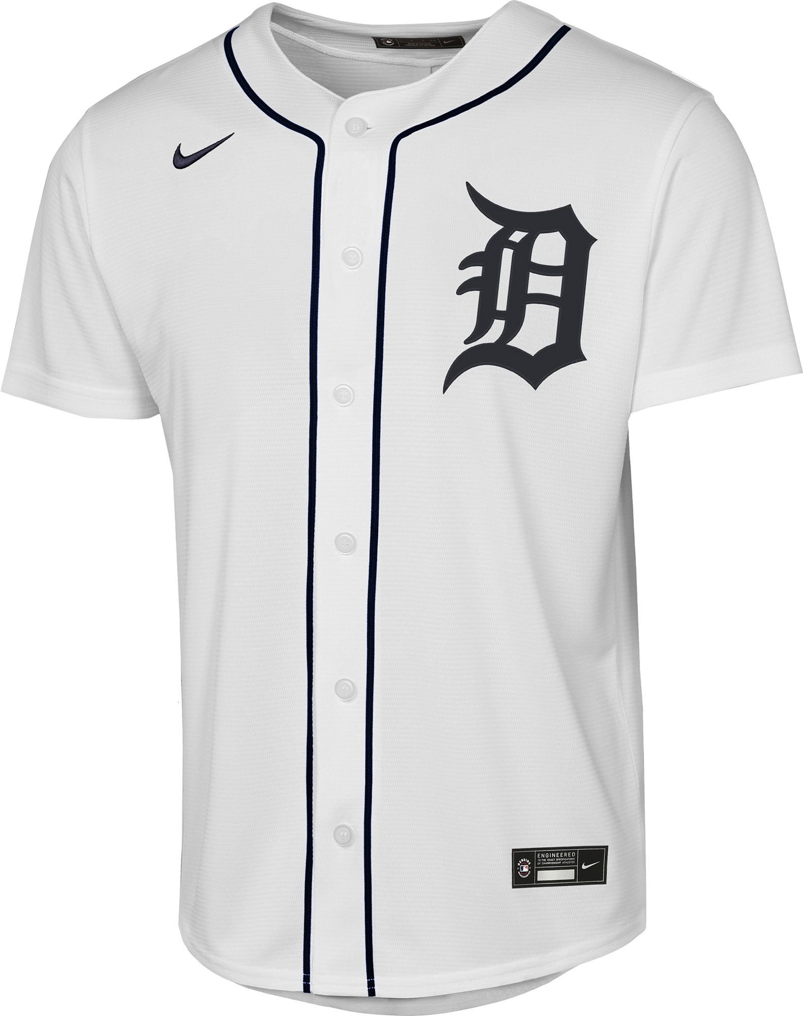 Nike Boys' Detroit Tigers White Kevin McGonigle #7 Home Baseline Jersey product image