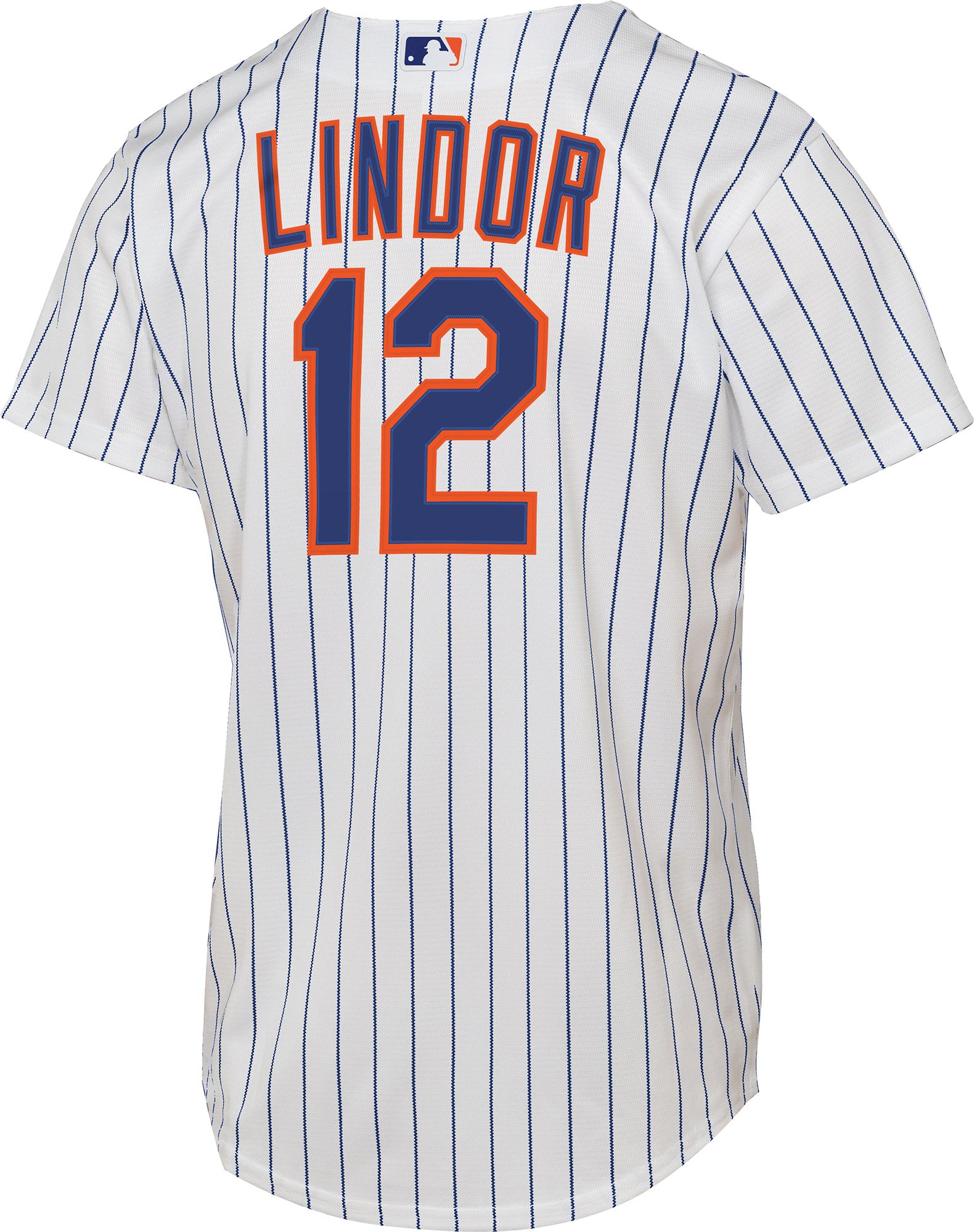 Nike Youth New York Mets White Francisco Lindor #12 Home Baseline Jersey product image