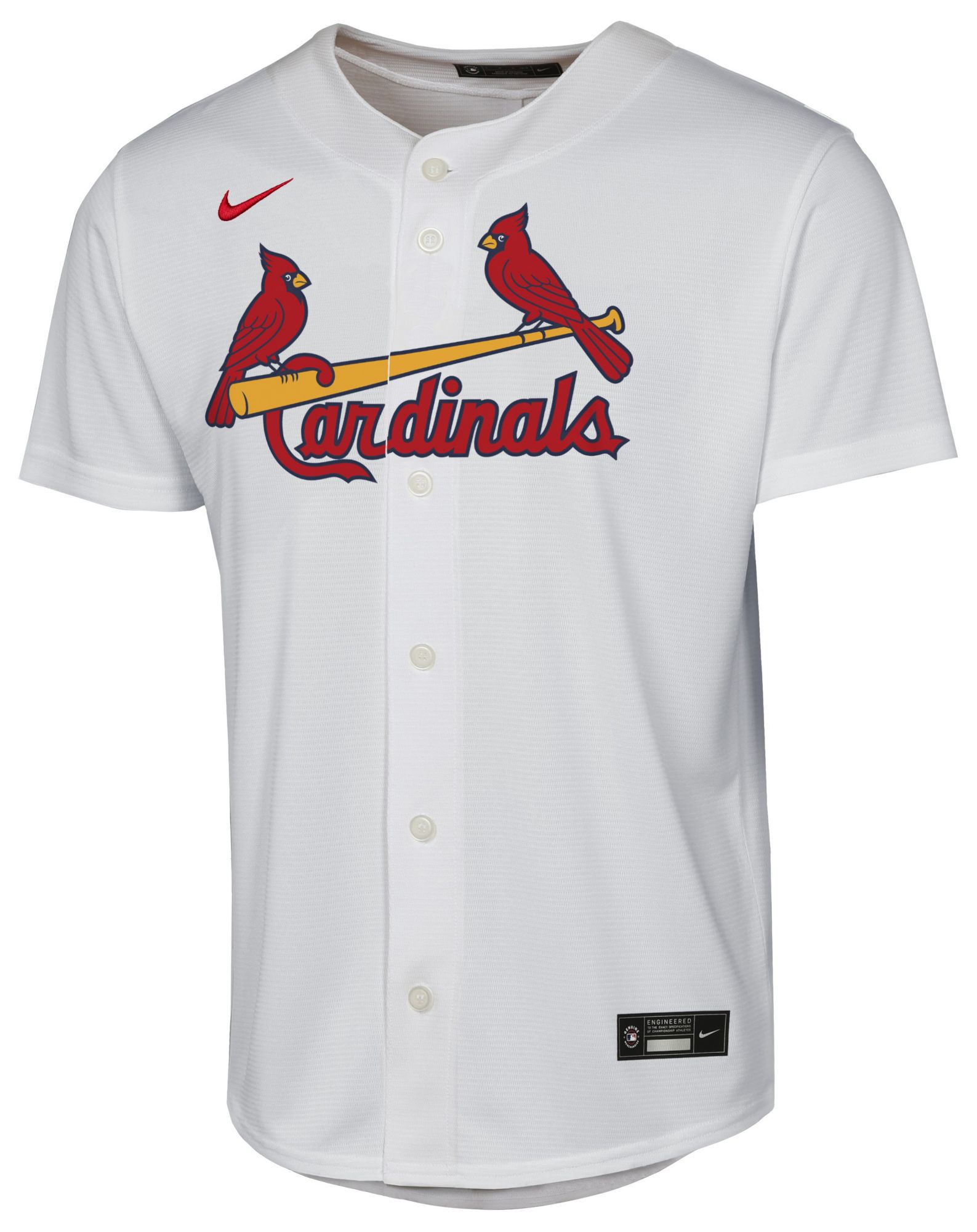 Nike Youth St. Louis Cardinals Alec Burleson #41 White Baseline Home Replica Jersey product image