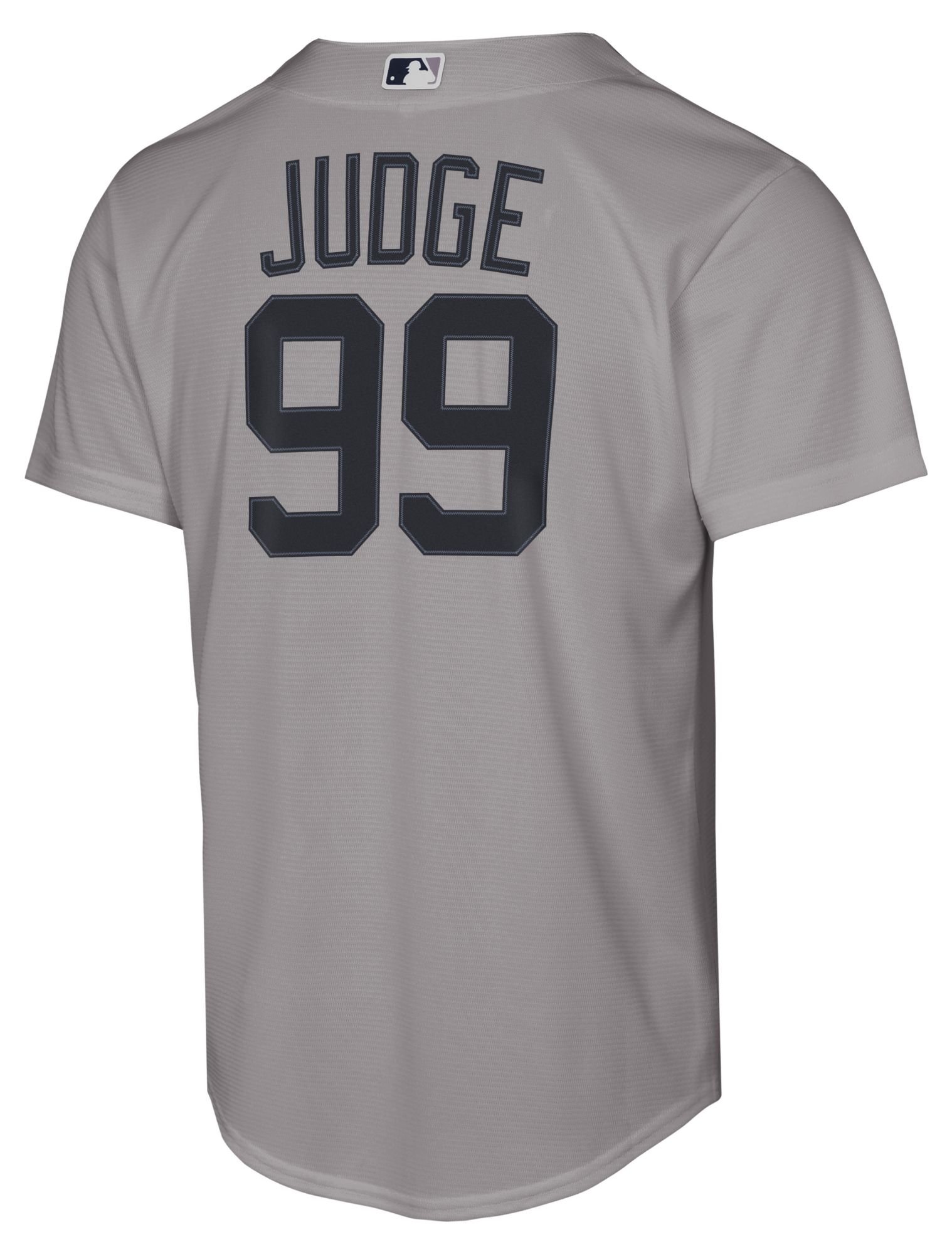 Nike Youth New York Yankees Aaron Judge #99 Gray Baseline Road Replica Jersey product image