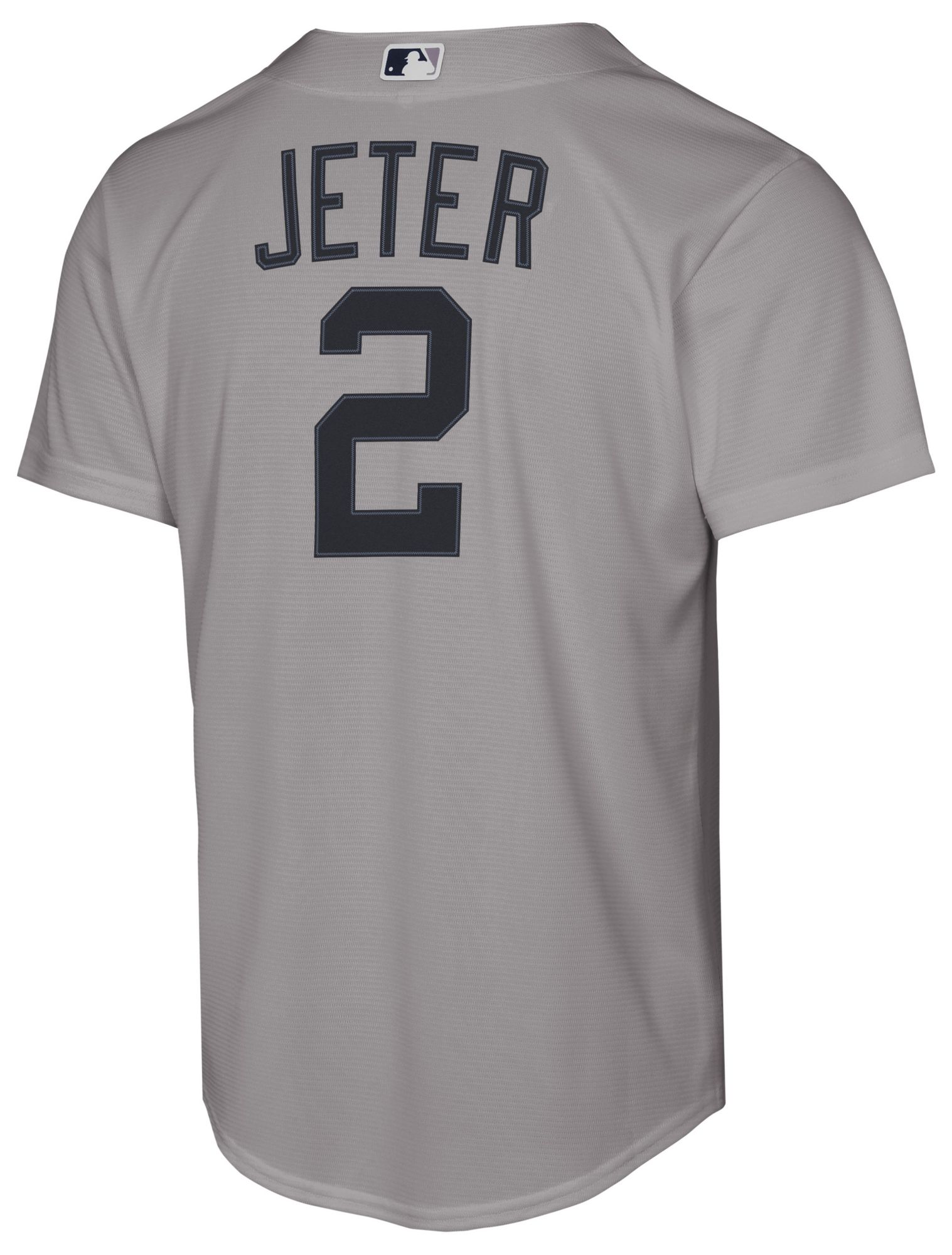 Nike Youth New York Yankees Gray Derek Jeter #2 Baseline Road Jersey product image