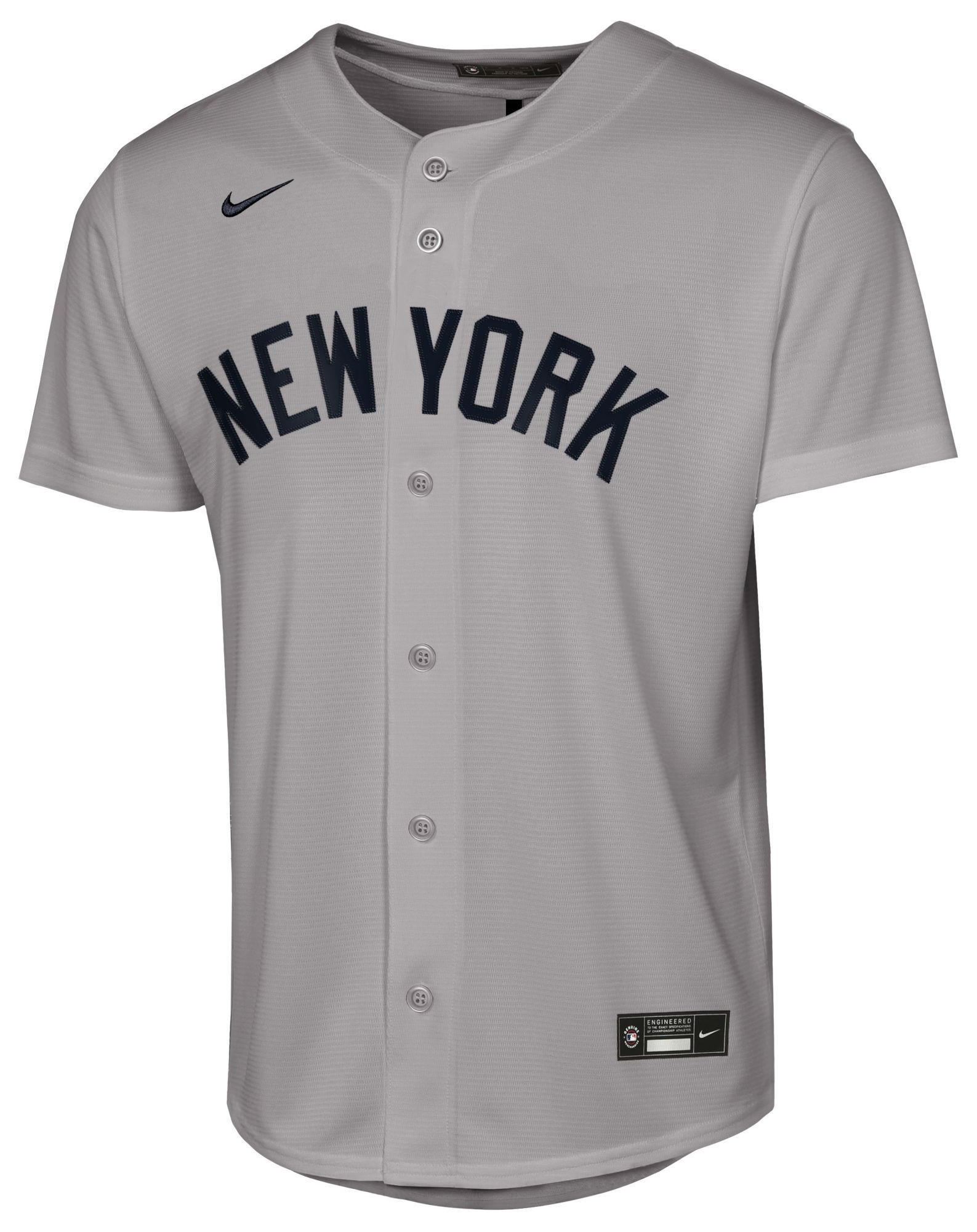Nike Youth New York Yankees Gray Derek Jeter #2 Baseline Road Jersey product image