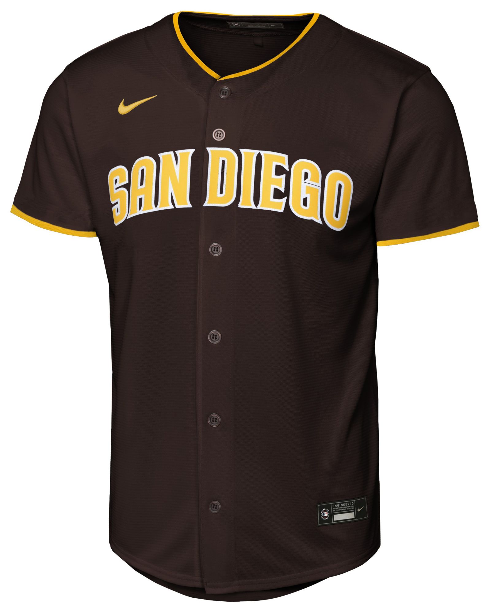 Nike Youth San Diego Padres Brown Fernando Tatis Jr. #23 Baseline Road Jersey product image