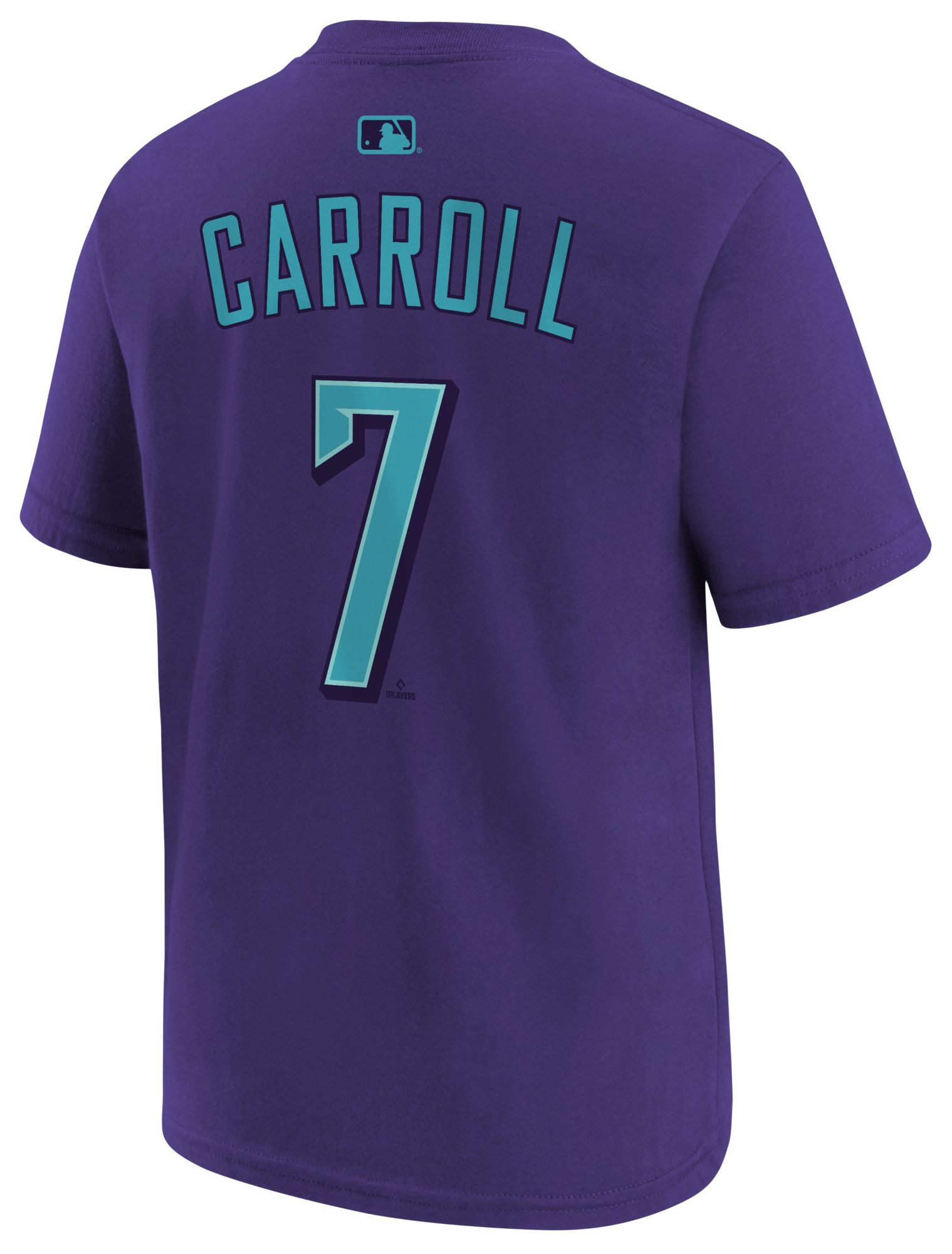 Nike Youth Arizona Diamondbacks Purple Corbin Carroll #7 Home T-Shirt product image