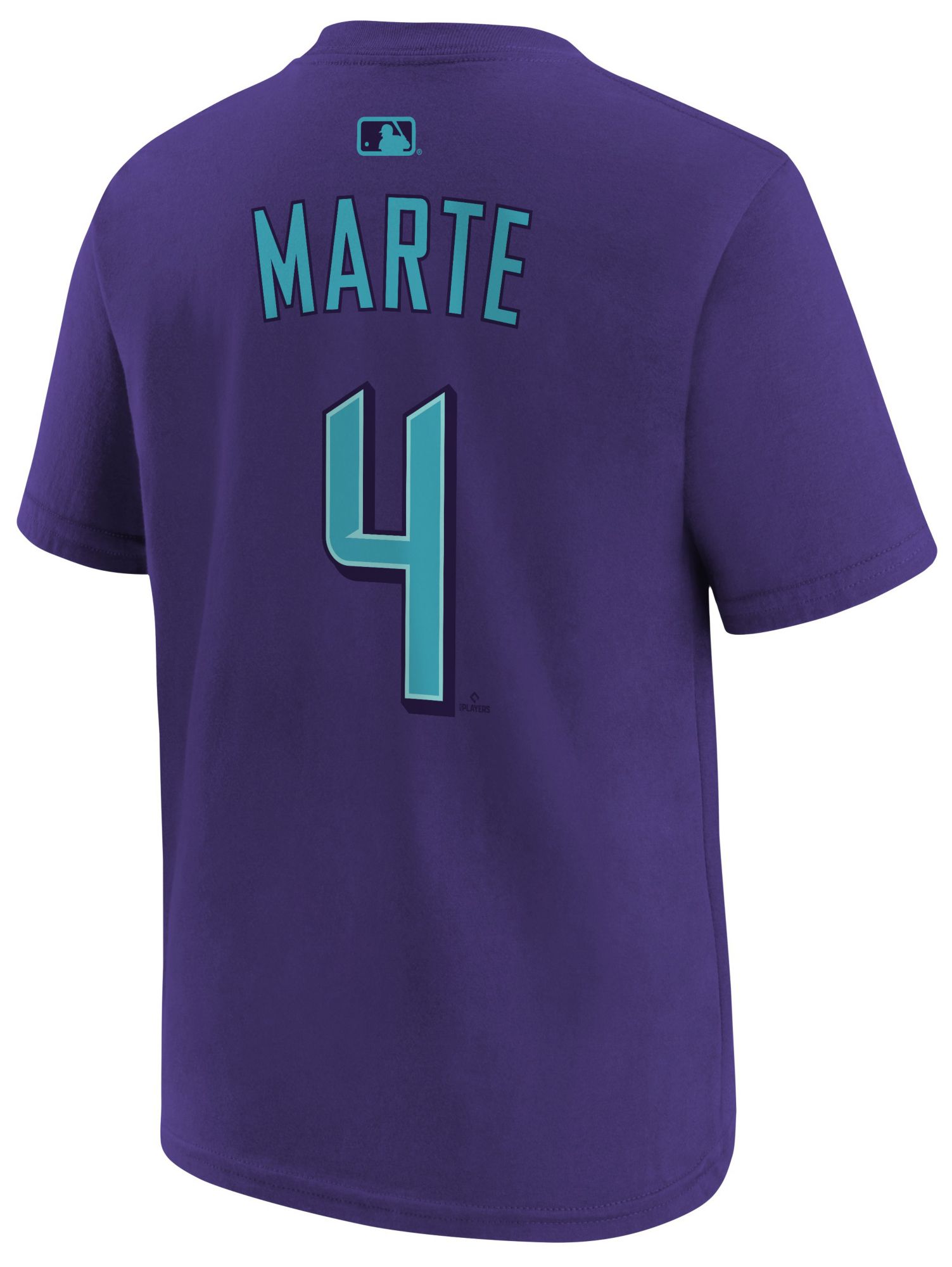 Nike Youth Arizona Diamondbacks Purple Ketel Marte #4 Home T-Shirt product image