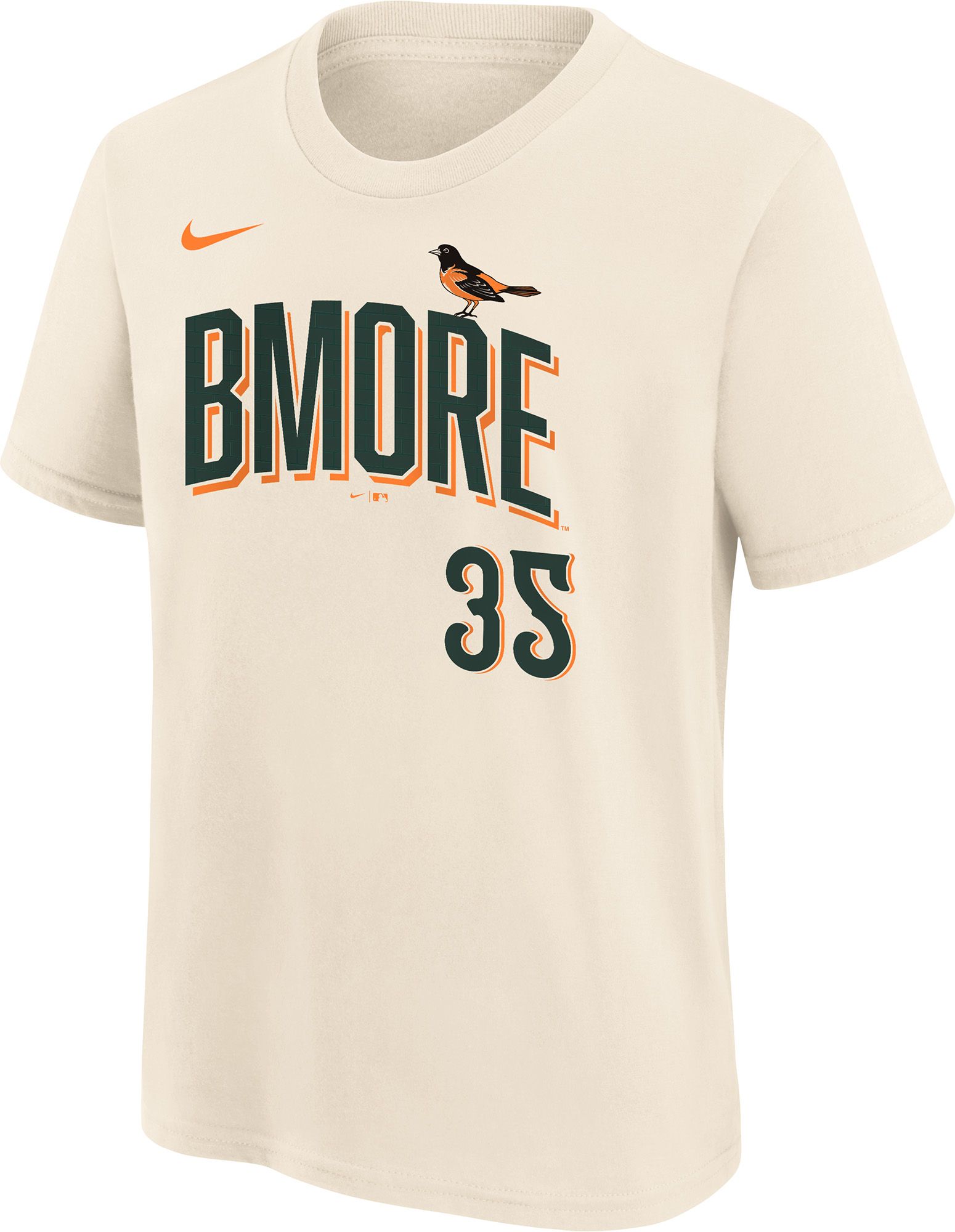 Nike Youth Baltimore Orioles Green Adley Rutschman #35 Home T