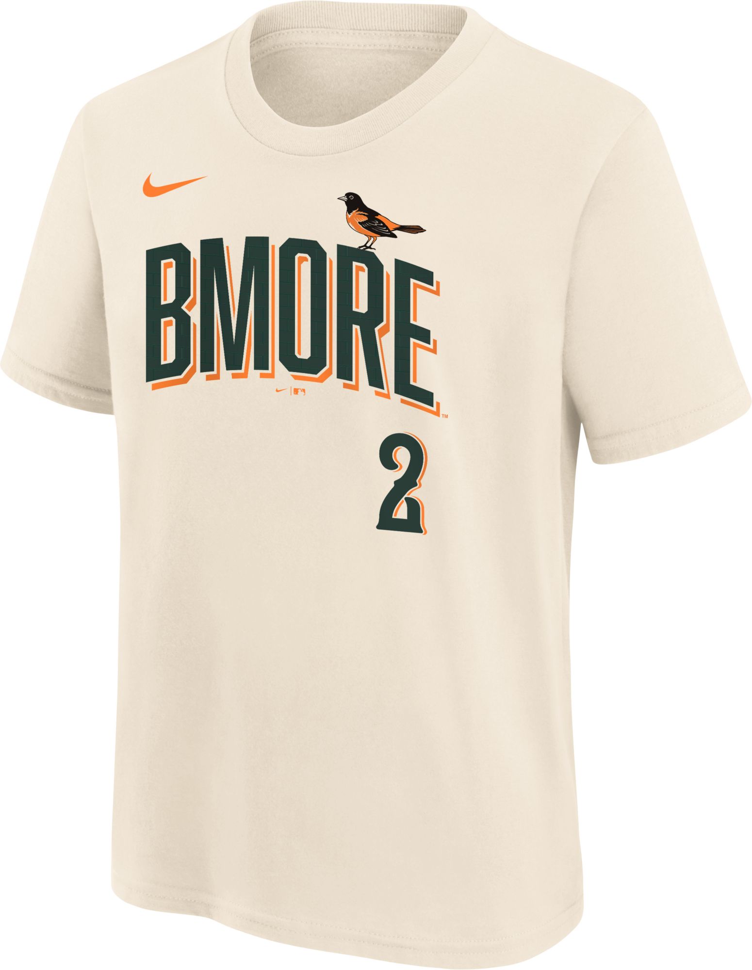 Nike Youth Baltimore Orioles Gunnar Henderson #2 2026 City Connect T-Shirt product image