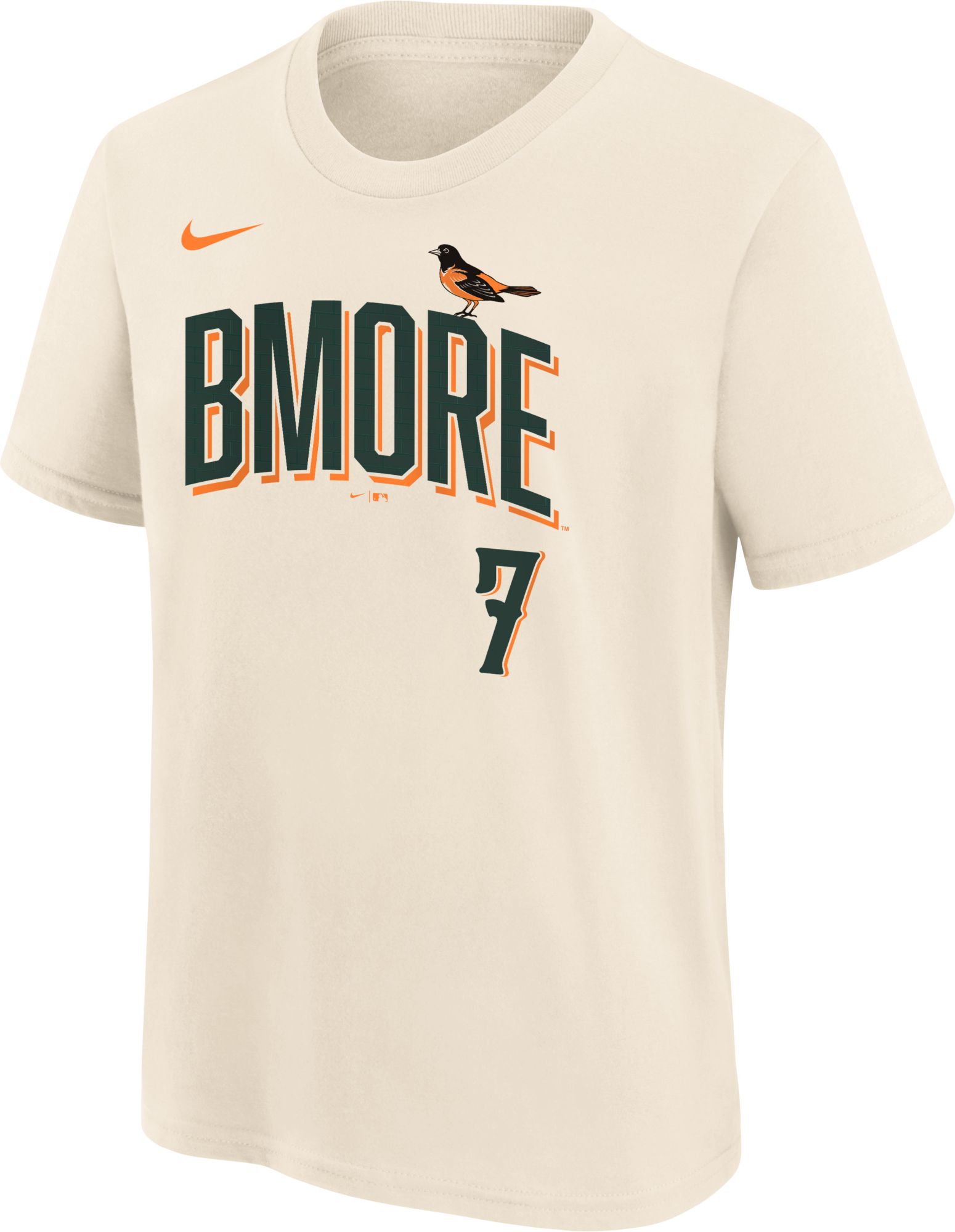 Nike Youth Baltimore Orioles Jackson Holliday #7 2026 City Connect T-Shirt product image