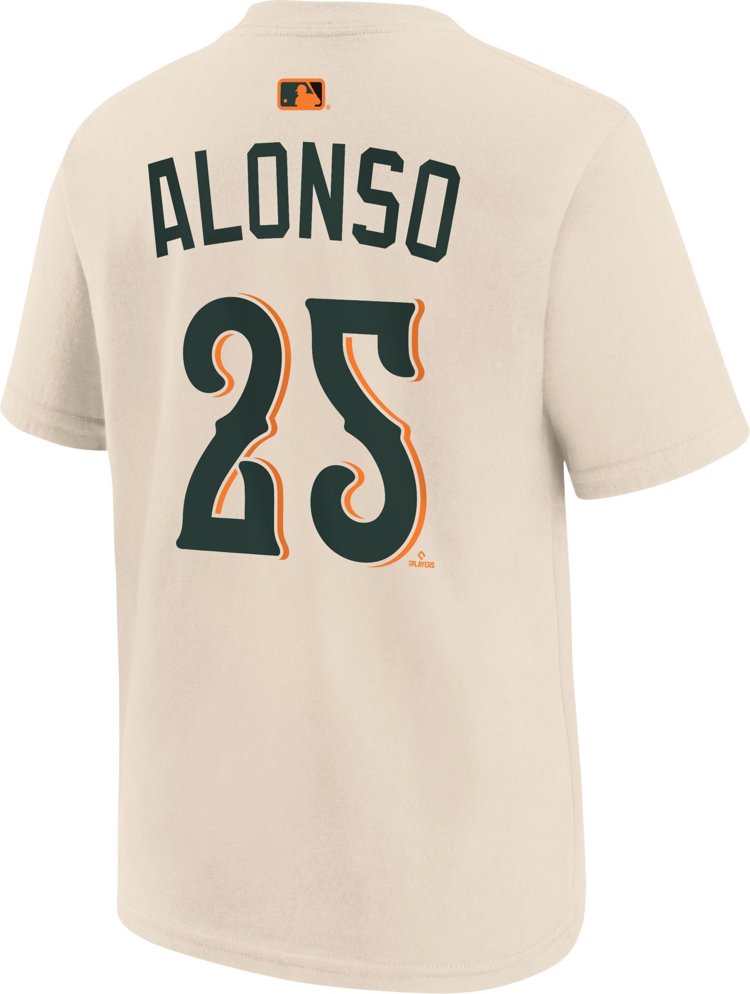 Outerstuff Boys' Baltimore Orioles Cream Pete Alonso #25 Home T-Shirt product image
