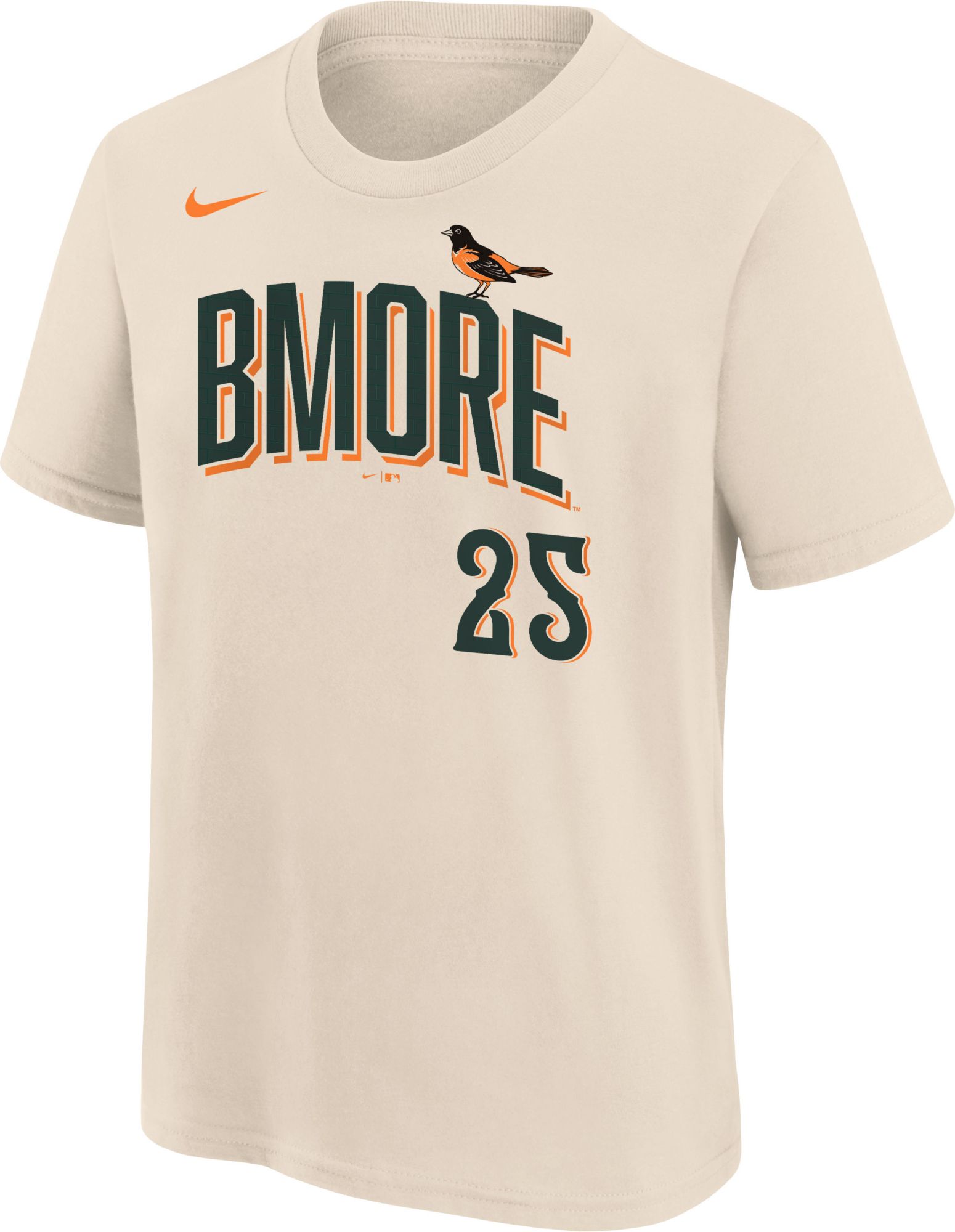 Outerstuff Boys' Baltimore Orioles Cream Pete Alonso #25 Home T-Shirt product image