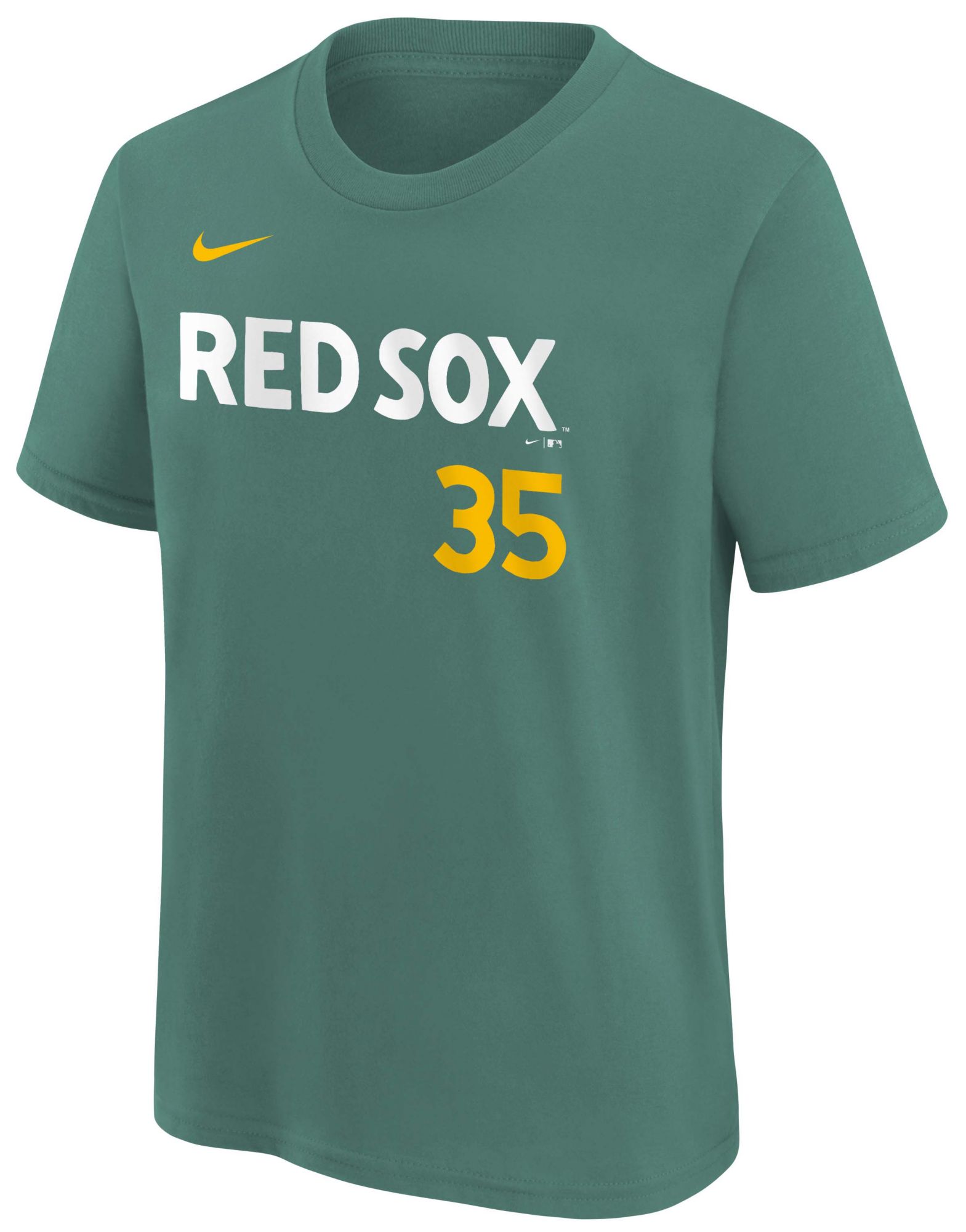 Nike Youth Boston Red Sox Blue Garrett Crochet #35 Home T-Shirt product image