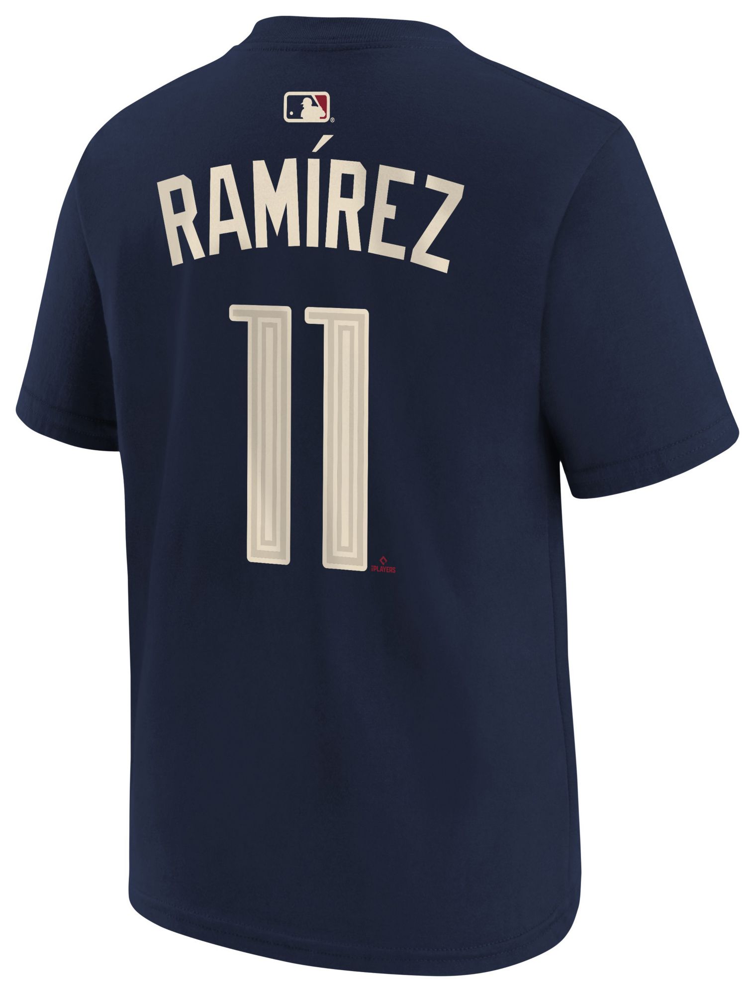 Nike Youth Cleveland Guardians Navy José Ramírez #11 Home T-Shirt product image