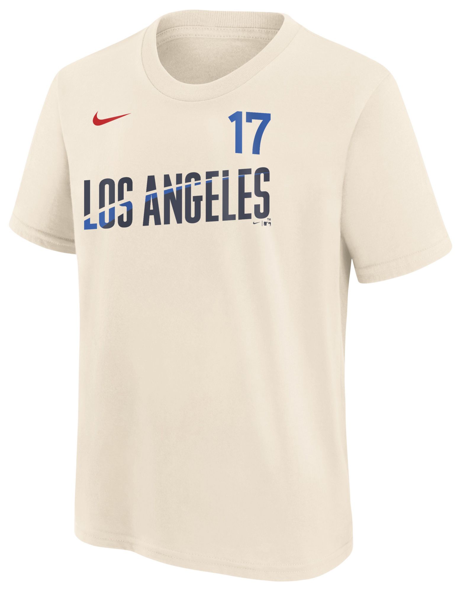 Nike Youth Los Angeles Dodgers Tan Shohei Ohtani #17 Home T-Shirt product image